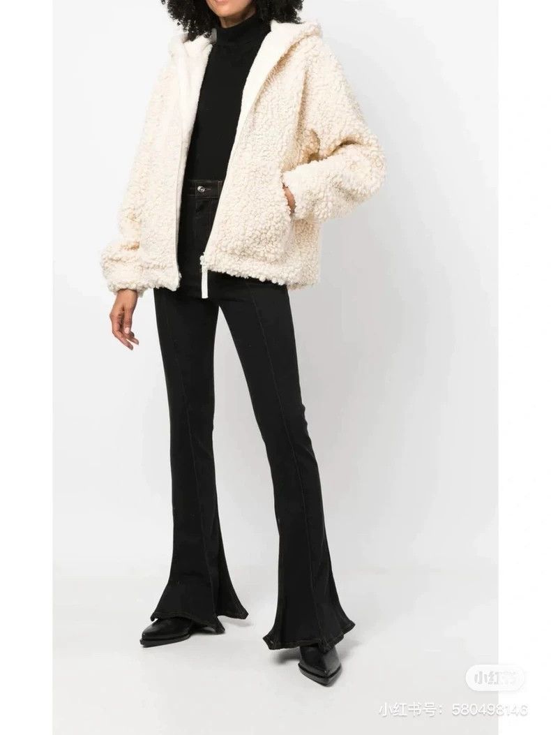 Other HELMUT LANG White lamb fur coat Size XS / US 0-2 / IT 36-38 - 7 Thumbnail