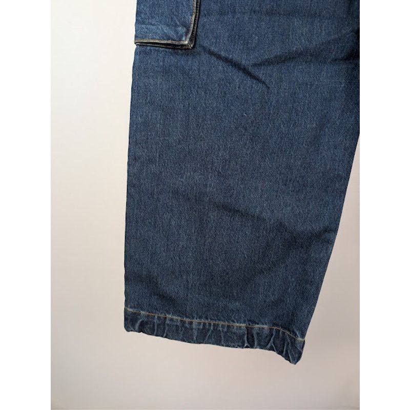 Gucci o1rshd1 Eco-Washed Organic Denim Cargo Pant in Blue / Mix Size US 36 / EU 52 - 16 Thumbnail