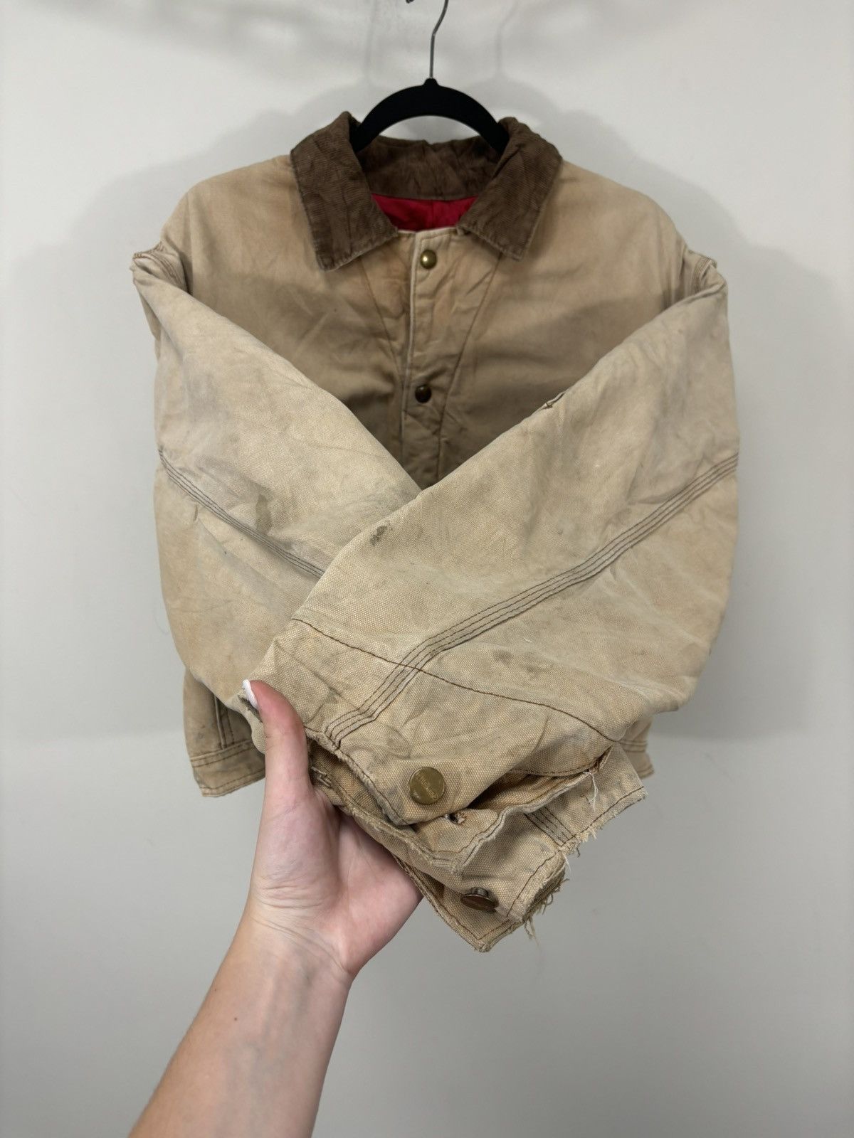 Carhartt Vintage 90s Carhartt Y2K Workwear Hype Boxy Cropped Jacket Size US L / EU 52-54 / 3 - 11 Thumbnail