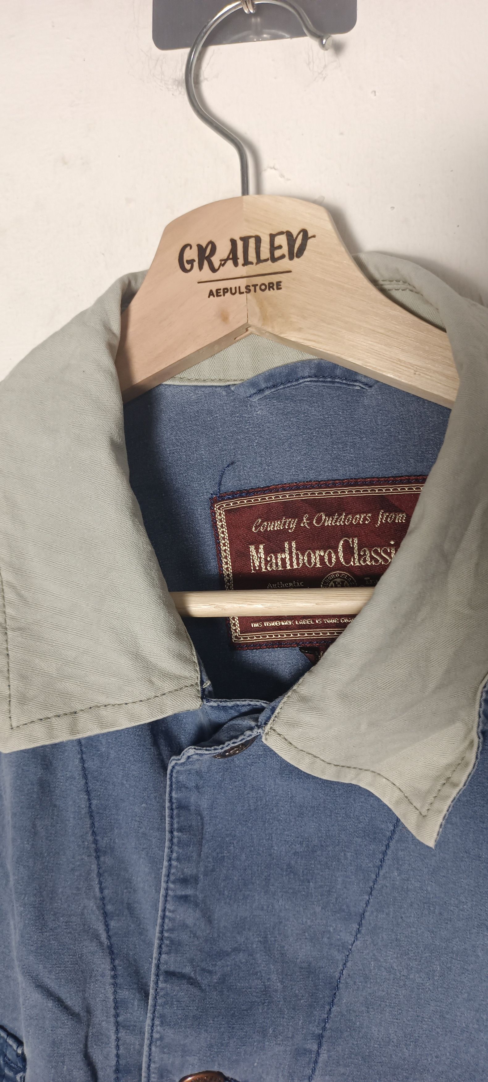 Marlboro Classics × Vintage Vintage🔥Marlboro Classics Workwear Denim Jacket Size US M / EU 48-50 / 2 - 9 Thumbnail