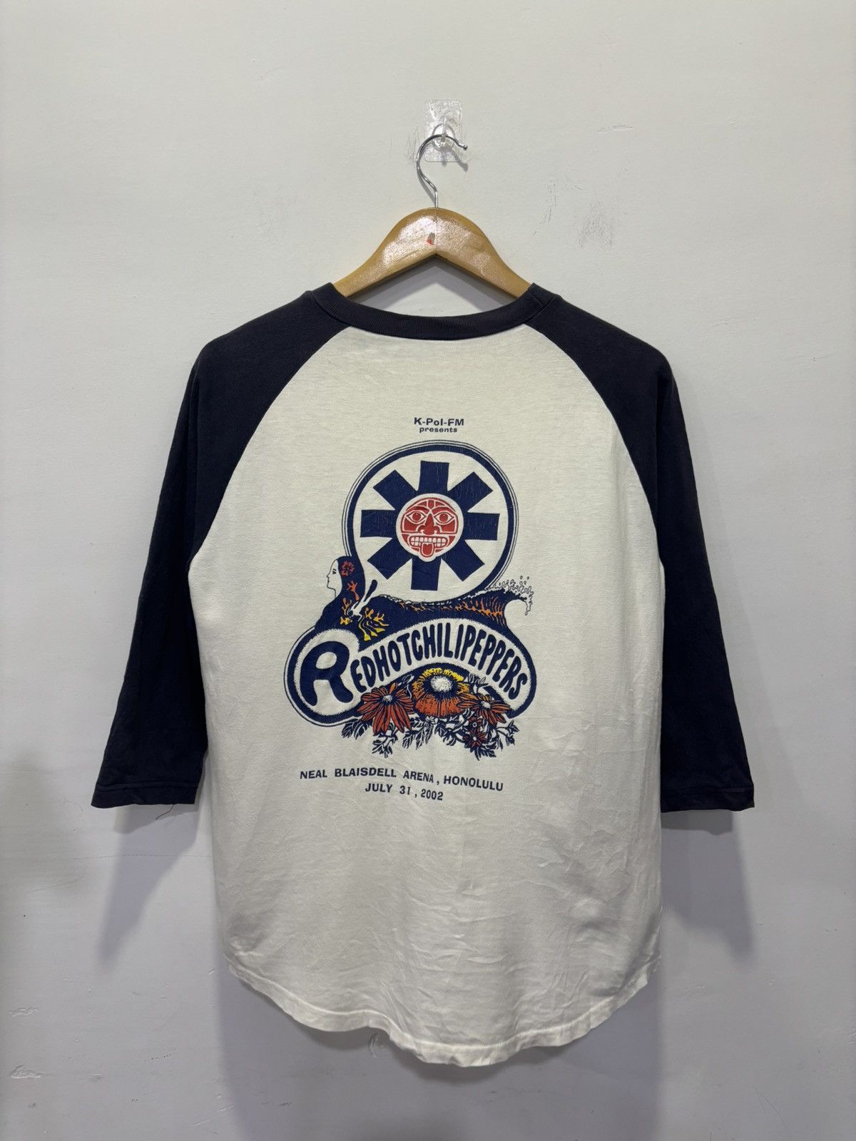 Band Tees Vintage Red Hot Chili Peppers 2002 Raglan Shirt Size US M / EU 48-50 / 2 - 1 Thumbnail
