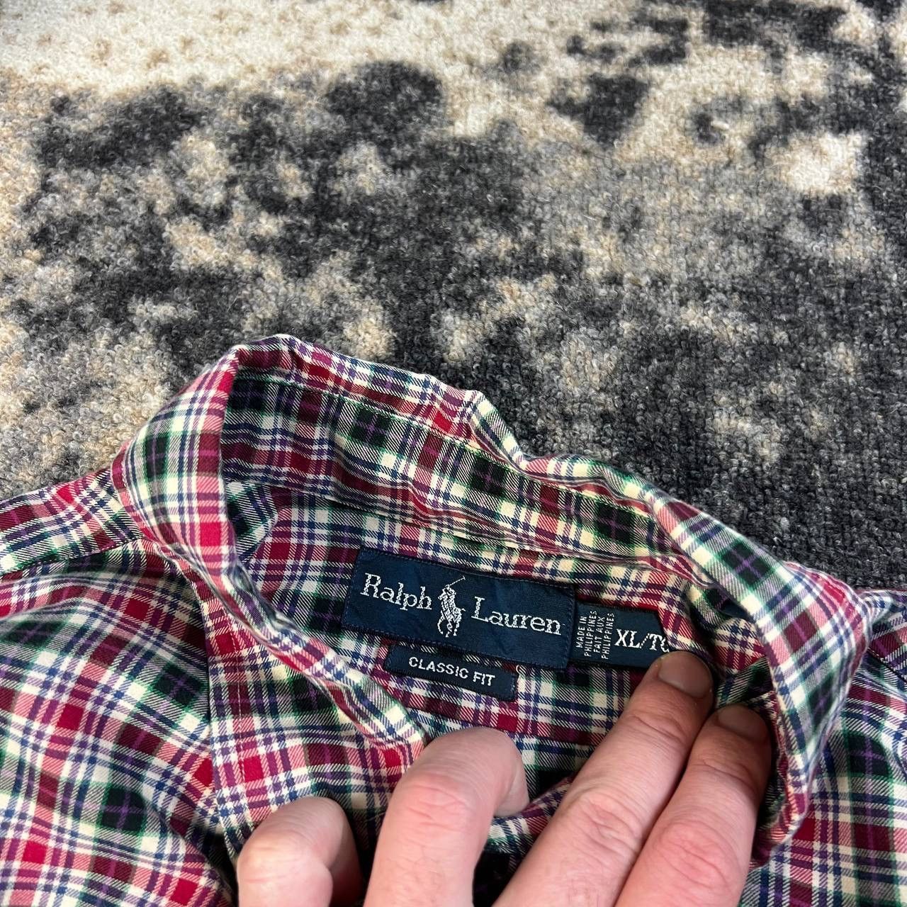 Polo Ralph Lauren Polo Ralph Lauren Luxury Checkered Button Up Shirt Size US XL / EU 56 / 4 - 5 Thumbnail