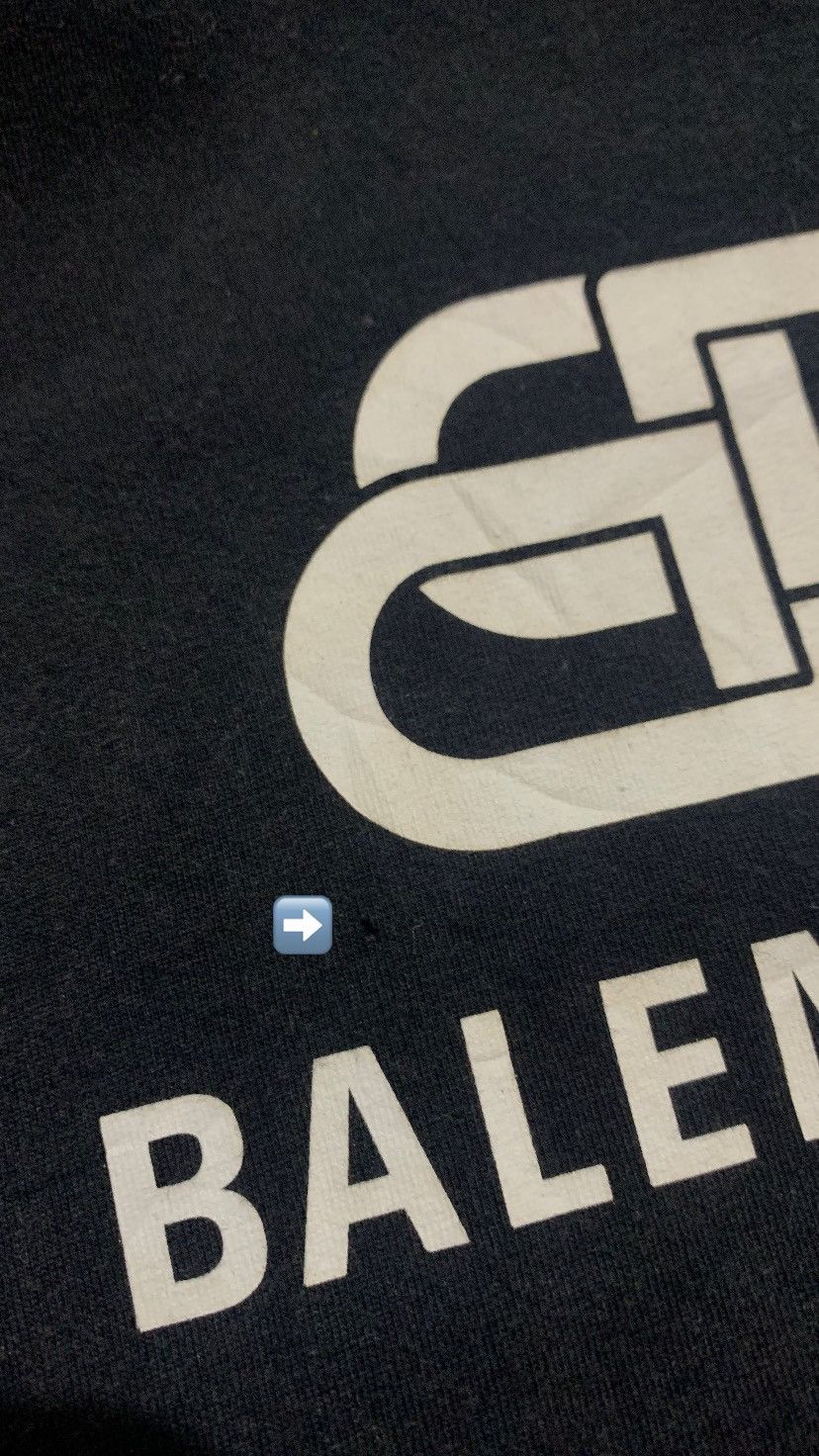 Balenciaga 🐍 BALENCIAGA Interlock BB Logo 2018 Oversized Tee Size US XS / EU 42 / 0 - 3 Thumbnail