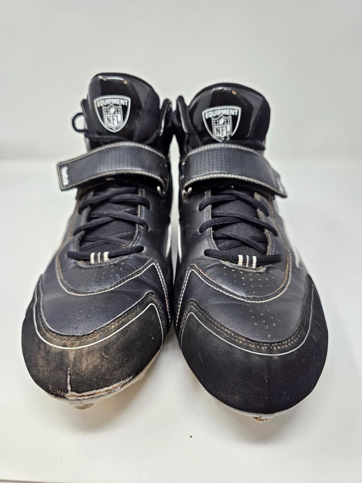 Reebok REEBOK PYE BLACK AND WHITE SIZE US 14MENS FOOTBALL CLEATS Size ONE SIZE - 3 Thumbnail