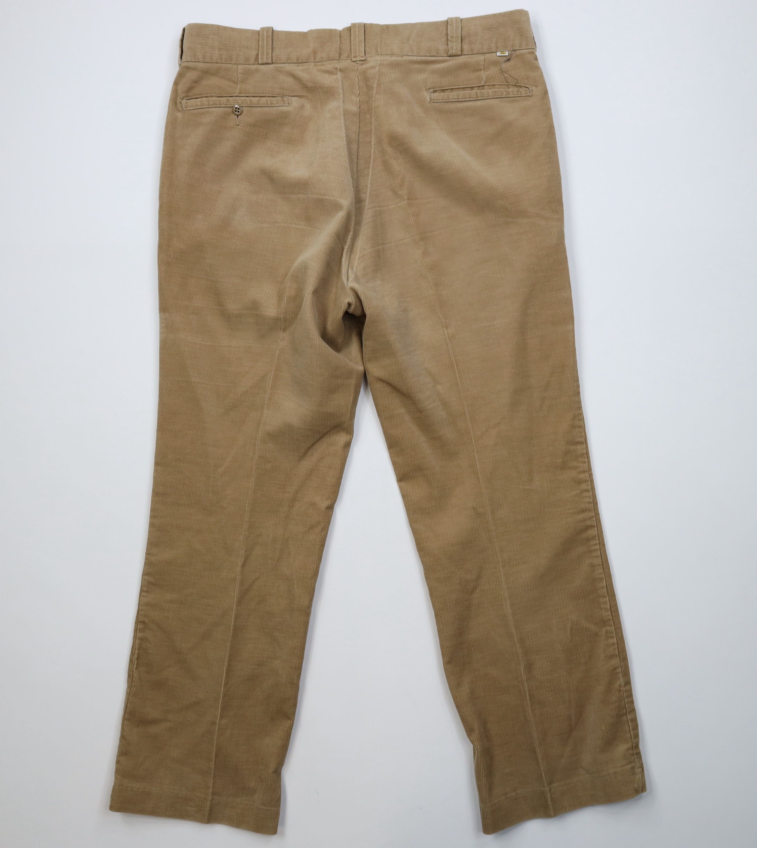 Big Mac Vintage 60s 70s Big Mac Flared Wide Leg Corduroy Pants USA Size US 36 / EU 52 - 9 Thumbnail