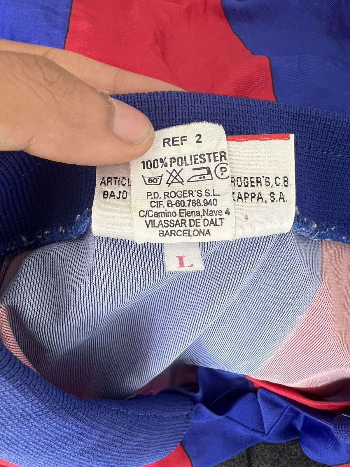 Kappa ARCHIVE🔥1992 FC Barcelona Guardiola4 Match Worn Home Jersey Size US L / EU 52-54 / 3 - 7 Thumbnail
