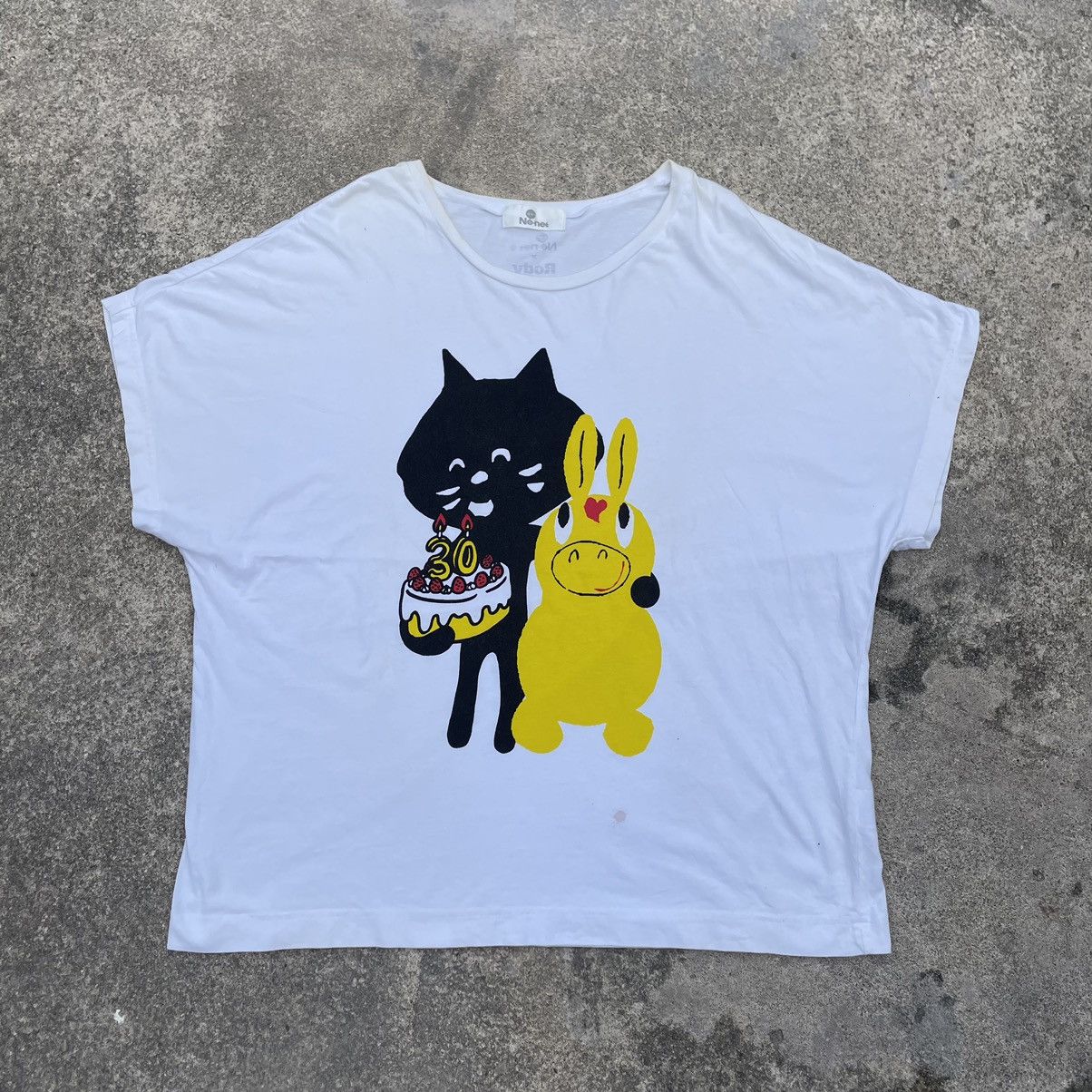 Issey Miyake × Japanese Brand × Ne-Net 🔥Rare🔥🇯🇵Issey Miyake Ne-net X Rody Baggy Styles Women Tee Size M / US 6-8 / IT 42-44 - 1 Thumbnail