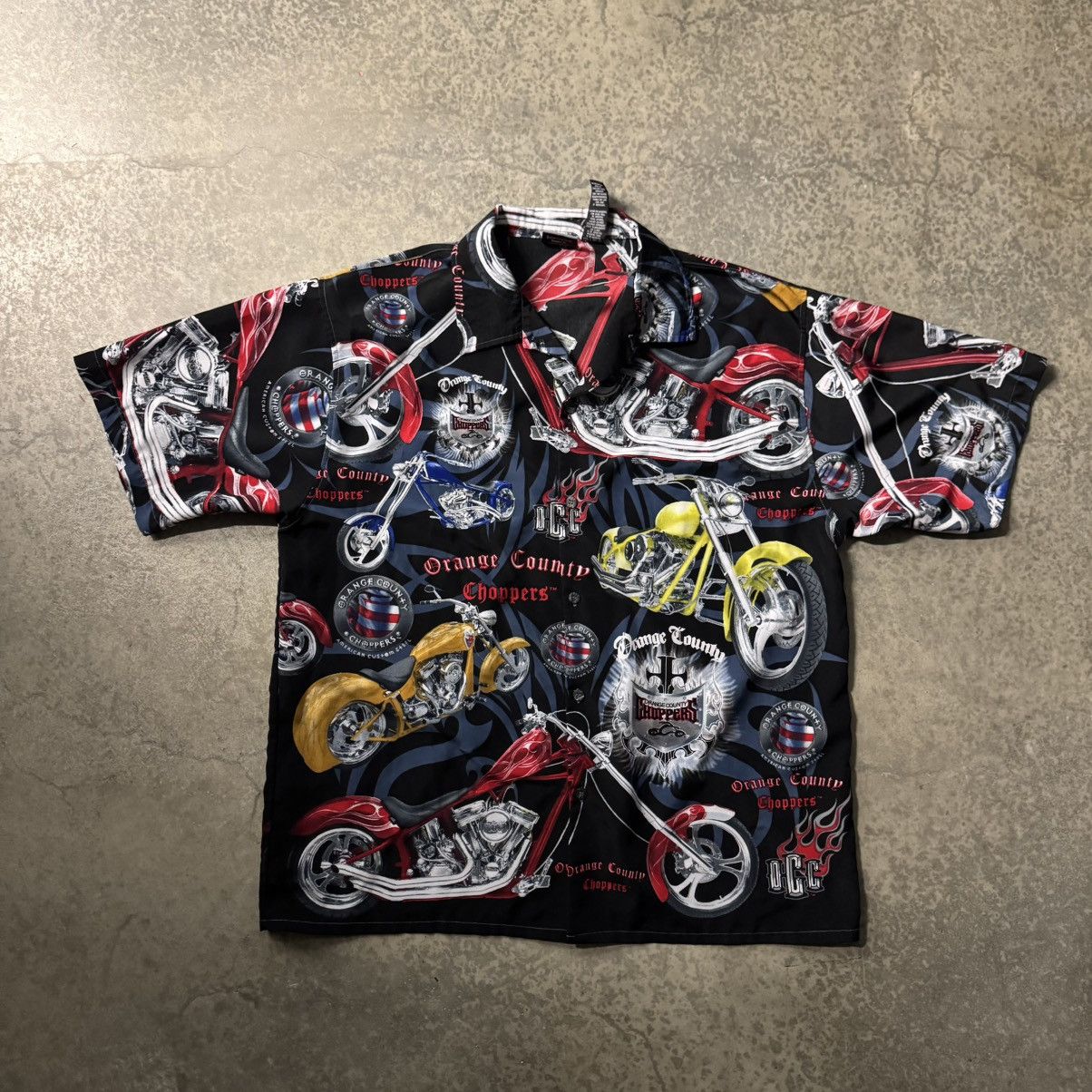 West Coast Choppers Vintage 2004 OCC Orange County Choppers All Over Print XL Size US XL / EU 56 / 4 - 1 Thumbnail