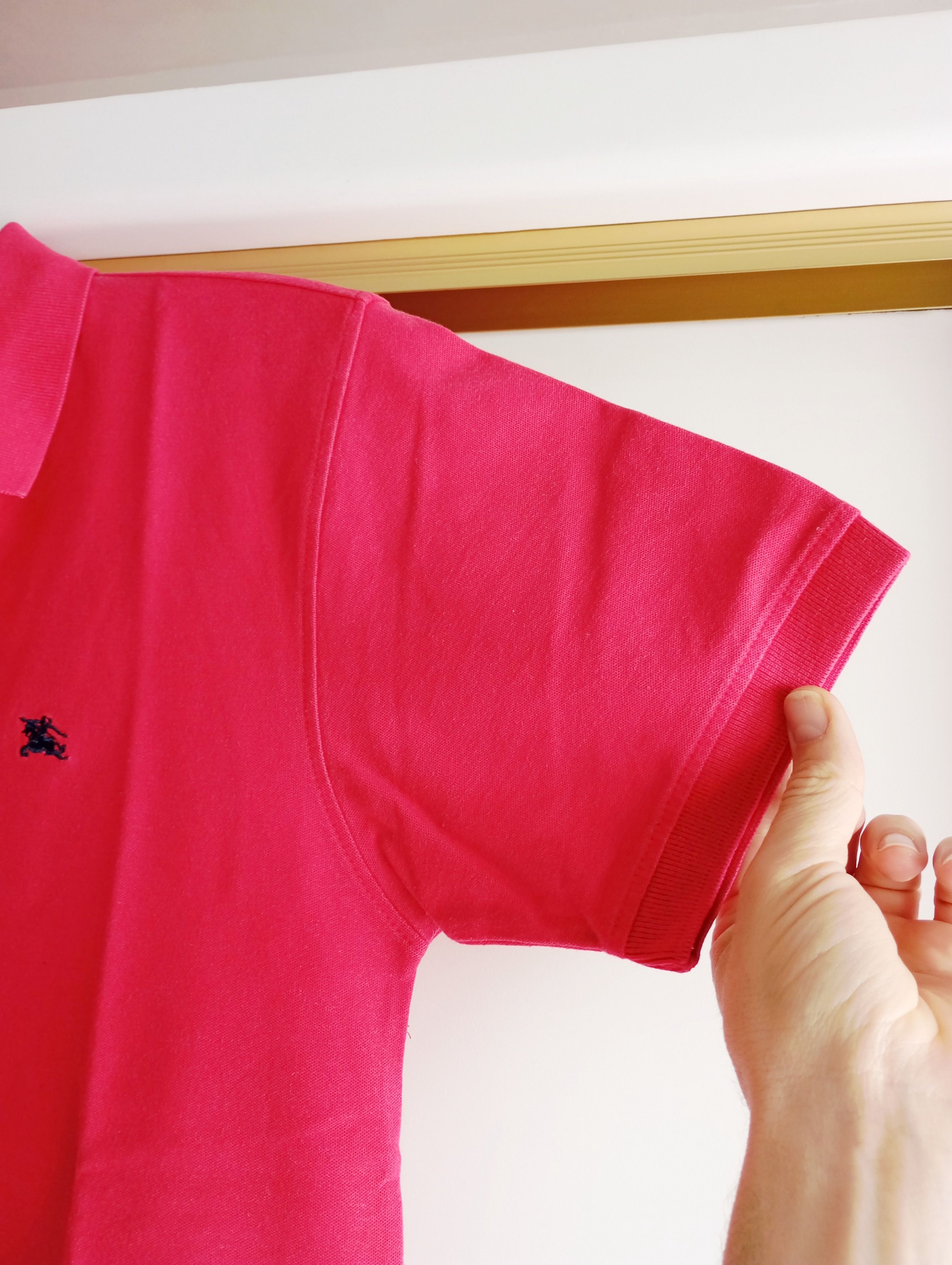 Burberry Vintage Burberry Nova Check Polo Shirt Made In Hongkong Size L / US 10 / IT 46 - 12 Thumbnail