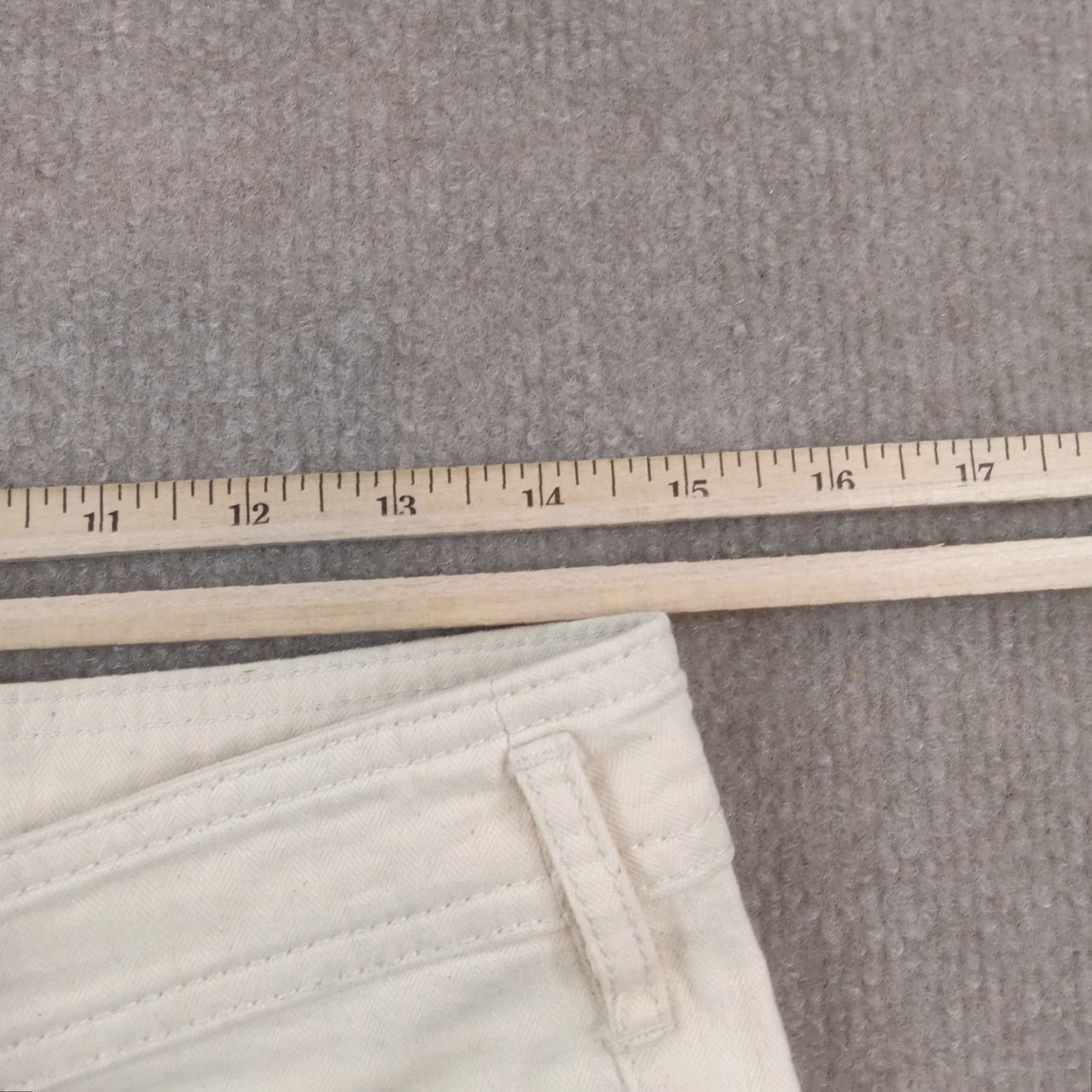 Anthropologie Anthropologie Womens Pants Beige Size 26 30x30 Straight Leg Stretch Size 26" / US 2 / IT 38 - 5 Thumbnail