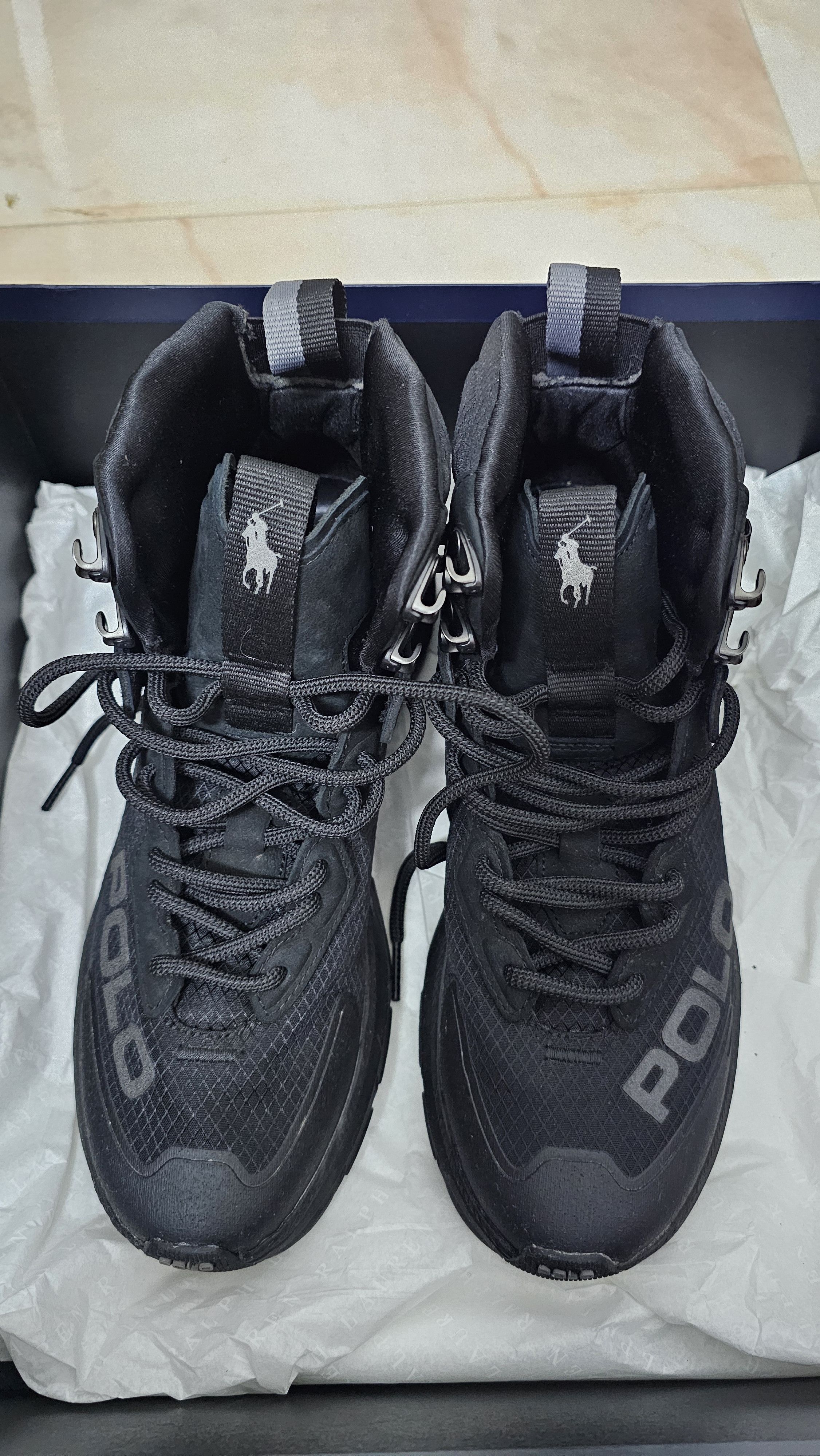 Polo Ralph Lauren Court Blade Mid High-Top Sneaker Size US 8.5 / EU 41-42 - 1 Thumbnail