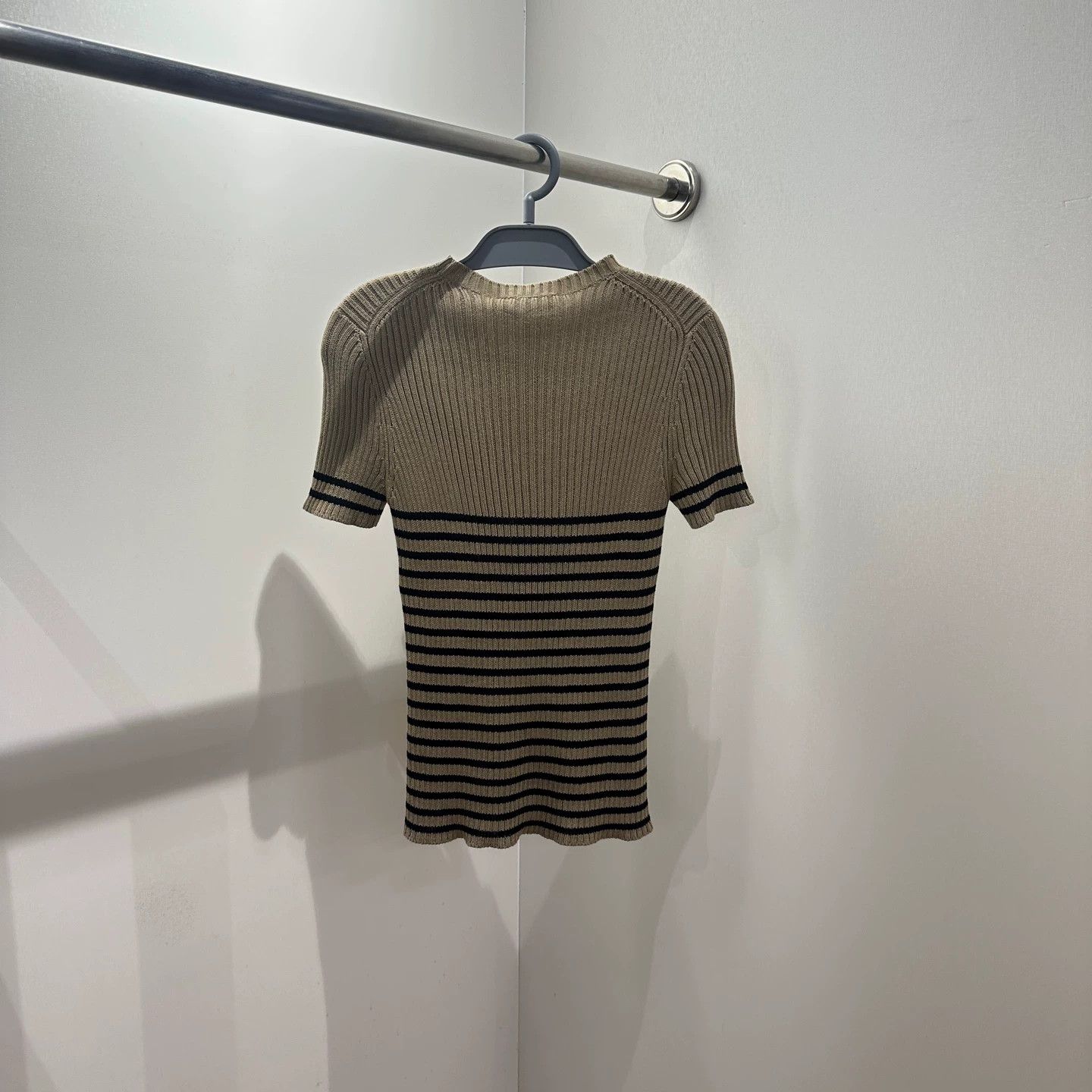 Christian Dior Monsieur Dior Sailor Striped SS Knit Top 40 Size M / US 6-8 / IT 42-44 - 2 Thumbnail