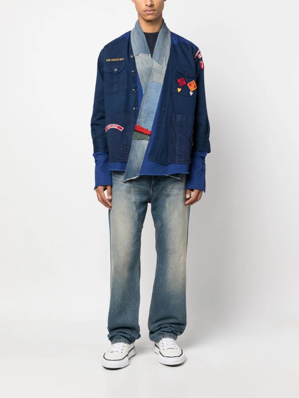 Greg Lauren $2800 NWT Greg Lauren Blue Boyscout GL1 Jacket Size US M / EU 48-50 / 2 - 4 Thumbnail