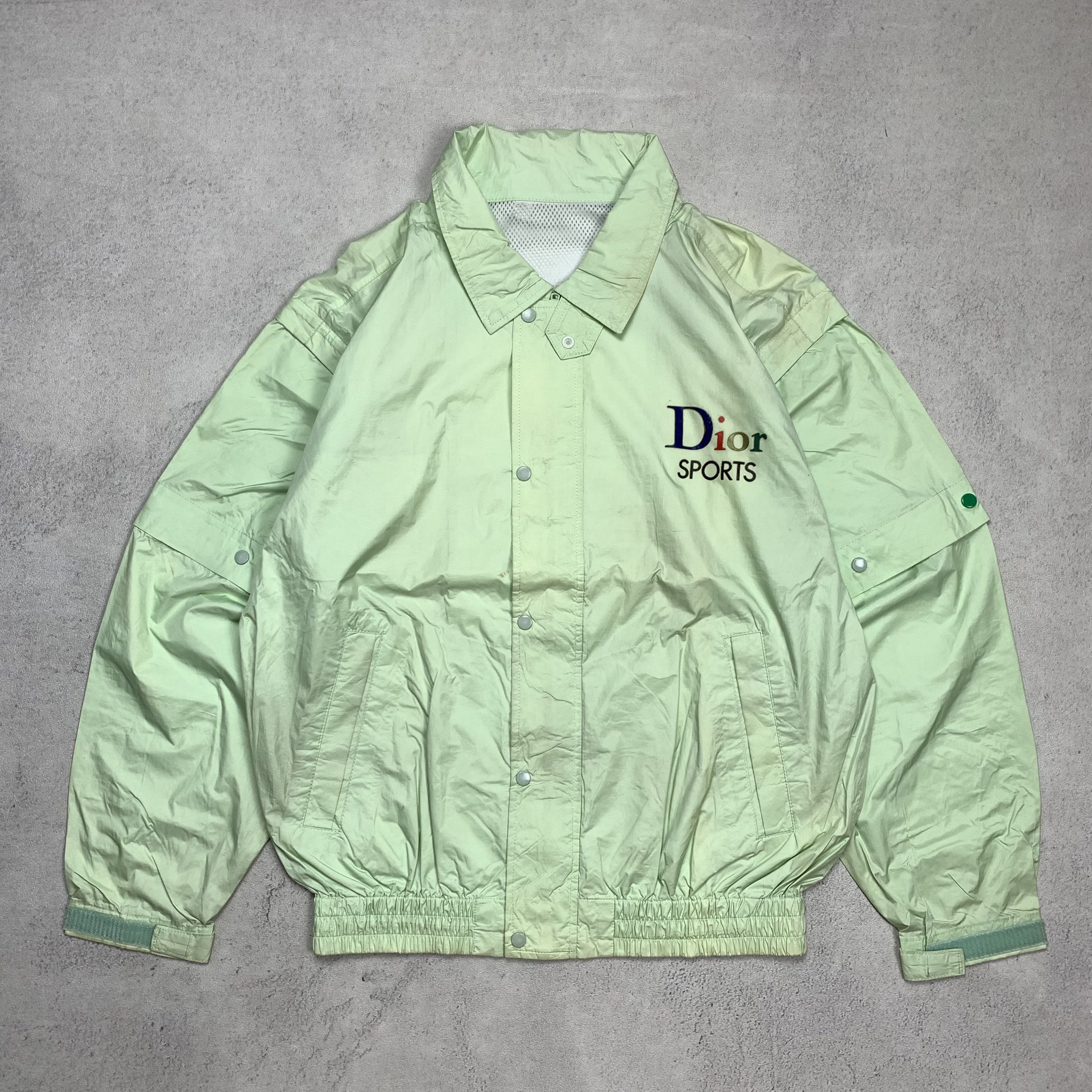 Christian Dior Sports Green Windbreaker Jacket Nylon | Tokyo