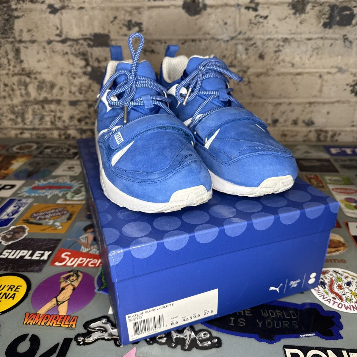 Colette × Puma × Ronnie Fieg Puma Blaze of Glory Ronnie Fieg Colette Strong Blue Sz 9.5 Size US 9.5 / EU 42-43 - 8 Thumbnail