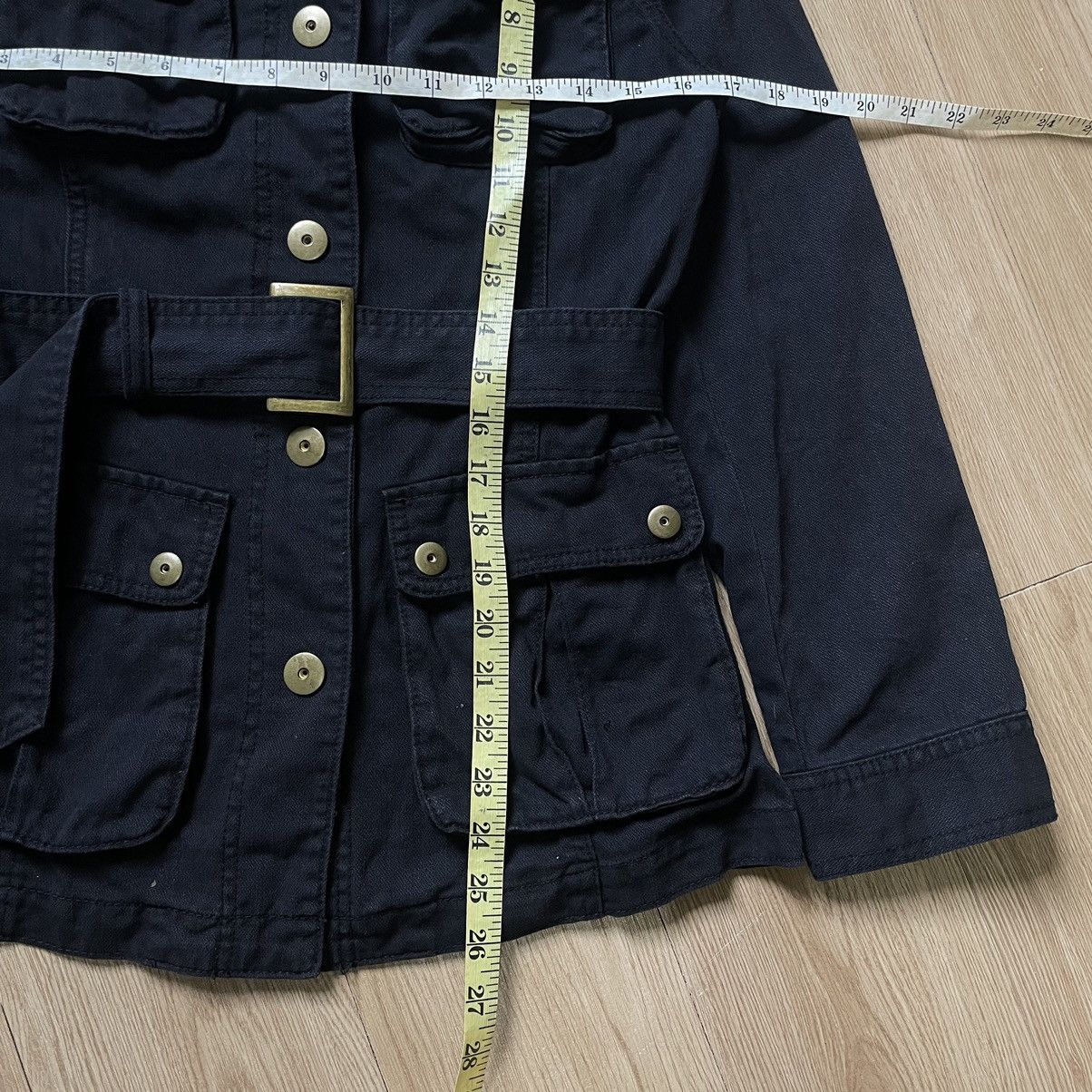 Le Grande Bleu (L.G.B.) BONO DENIM MULTIPOCKET GOTHIC PUNK RICK OWEN INSPIRED JACKET Size US XS / EU 42 / 0 - 6 Thumbnail