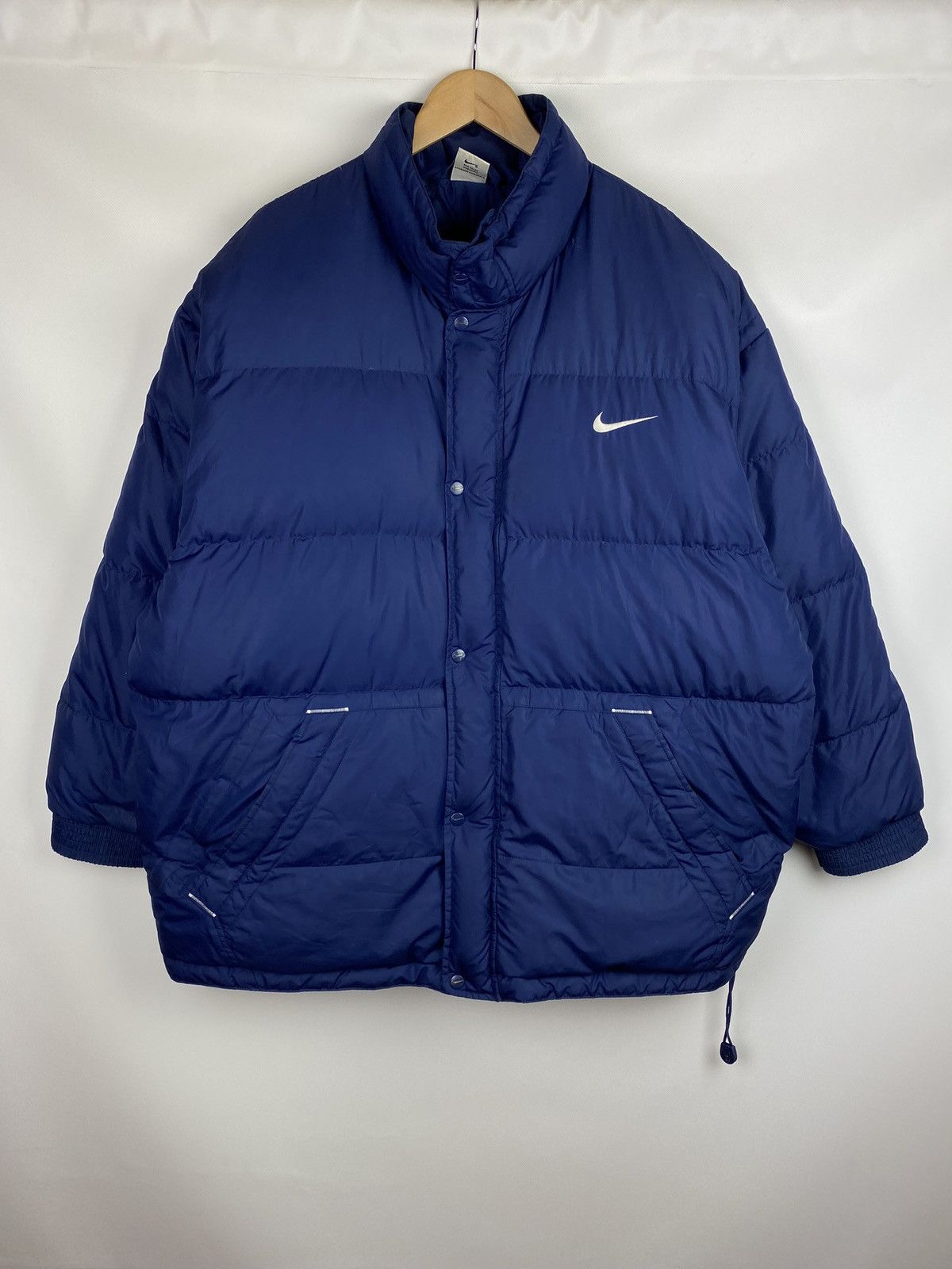 Nike × Vintage VTG Nike 90s Big Swoosh Down Puffer Jacket | Grailed