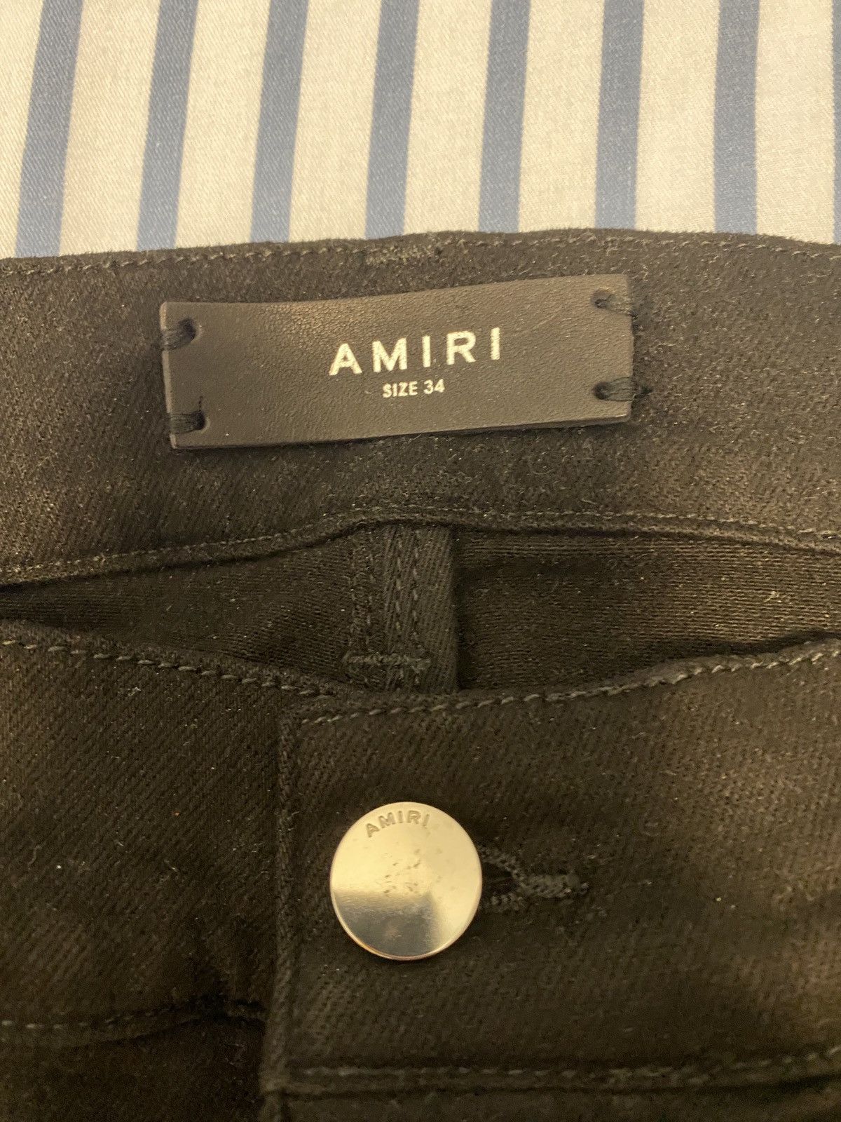 Amiri Black Trasher Jeans Size US 34 / EU 50 - 5 Thumbnail