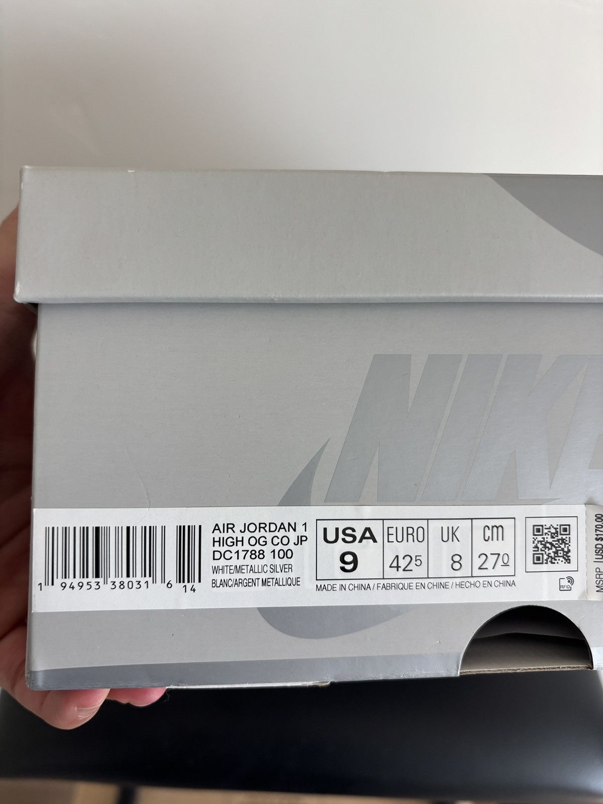 Jordan Brand Jordan 1 High CO.JP Midnight Navy Size US 9 / EU 42 - 10 Thumbnail