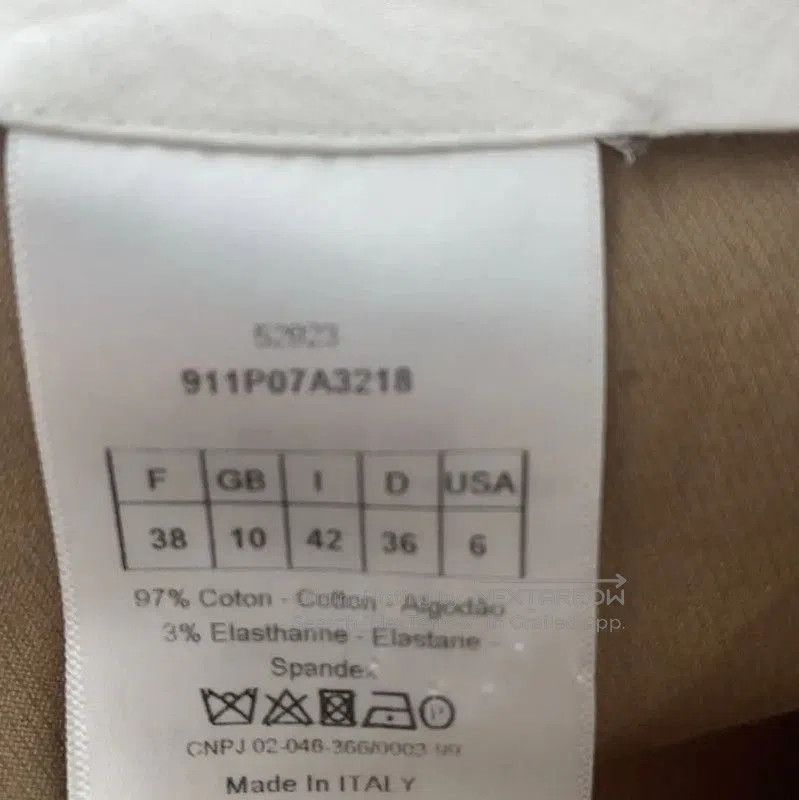 Dior Dior Khaki Cotton Women's Casual Pants . Size 23" - 4 Thumbnail