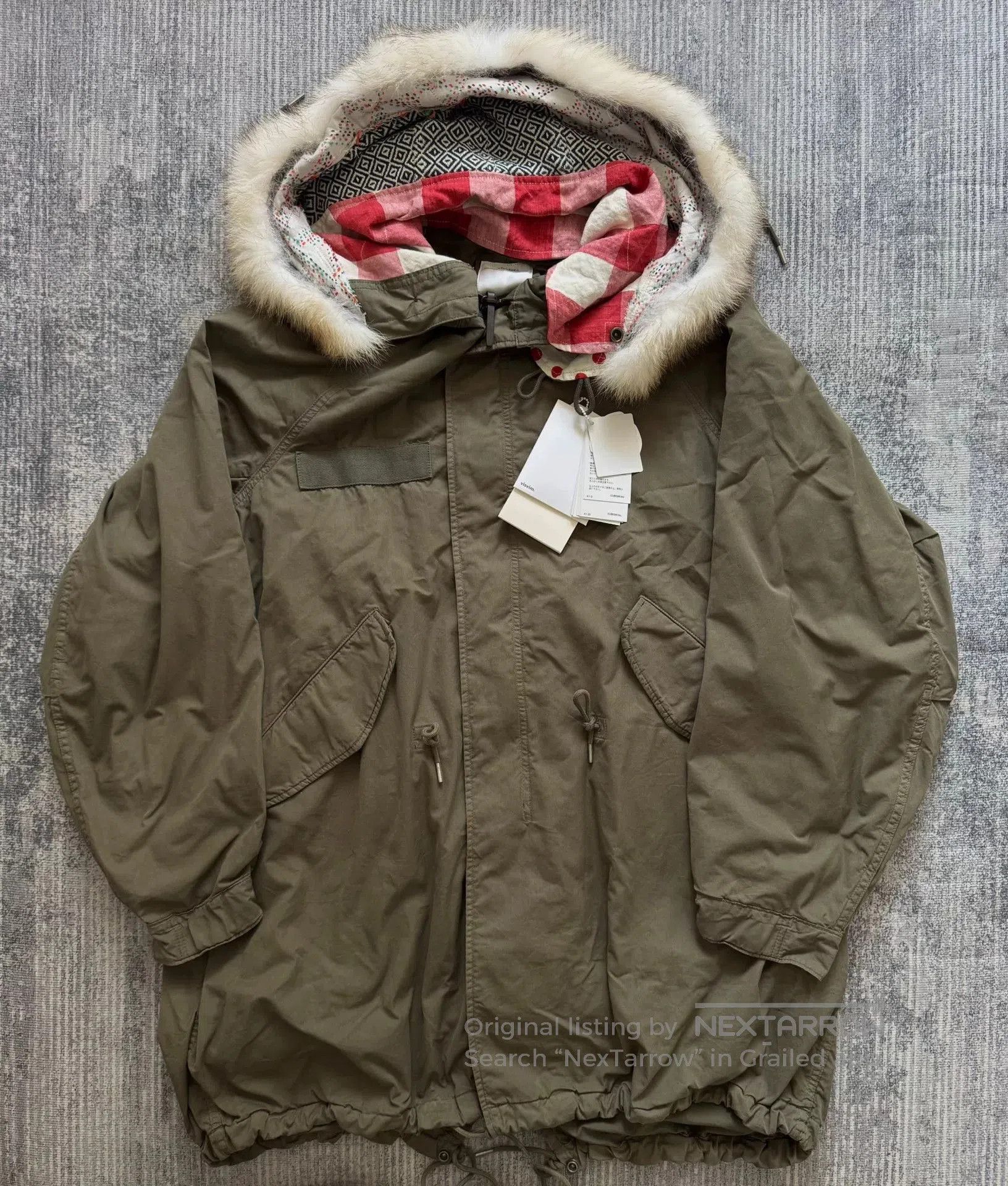 VISVIM 18ss SIX FIVE FISHTAIL PARKA (GIZA C/NY) M51