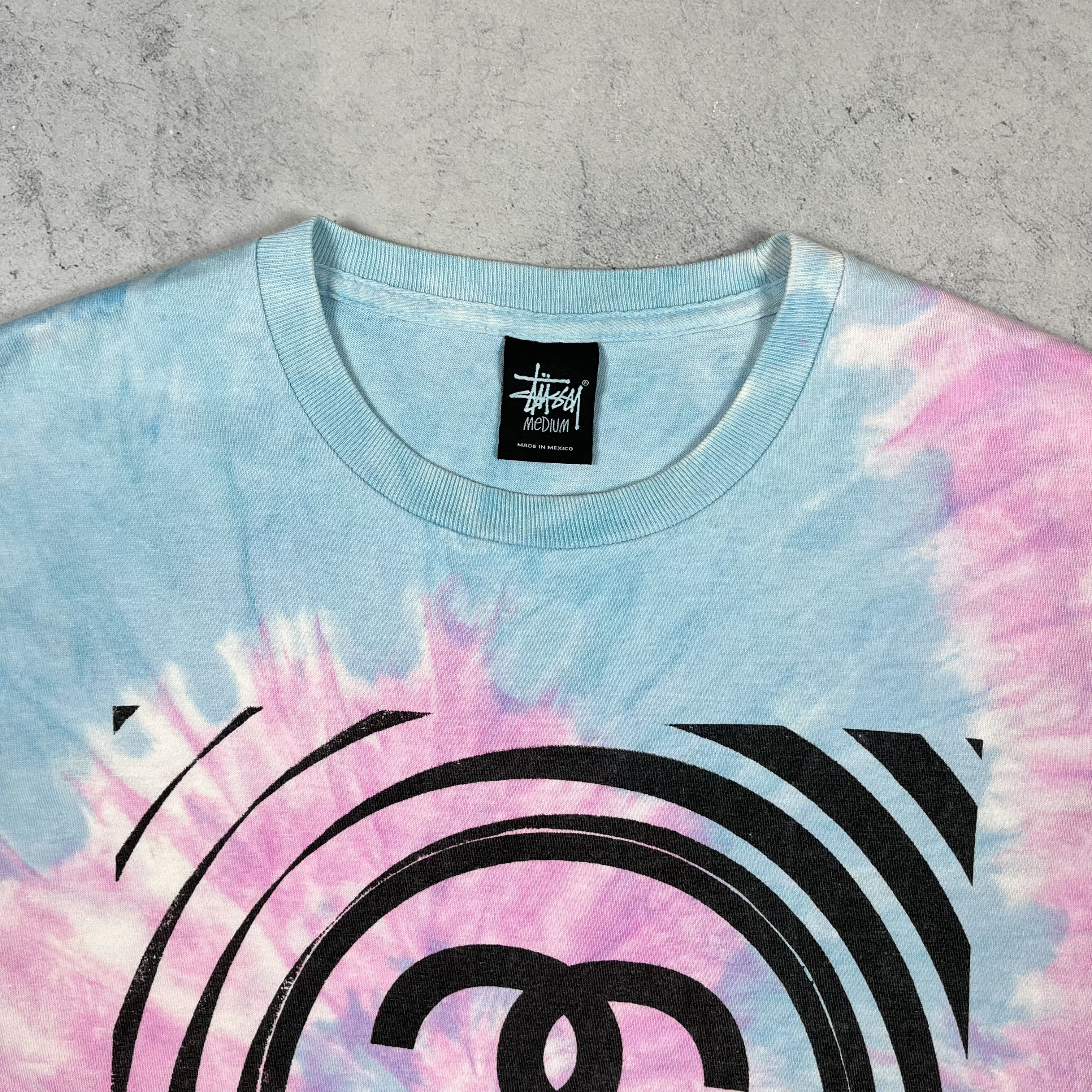 Stussy Vintage Stussy Big Logo SS Tie-Dye T Shirt 00’s Size US M / EU 48-50 / 2 - 8 Thumbnail