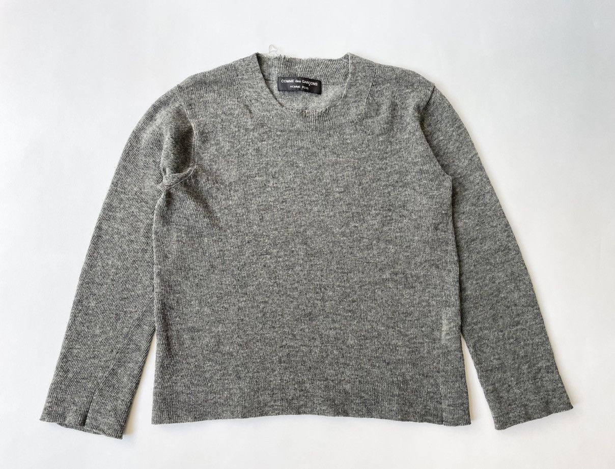 Comme des Garcons A/W 1998 ‘Distressed Collar’ Cropped Sweater Size US M / EU 48-50 / 2 - 13 Thumbnail