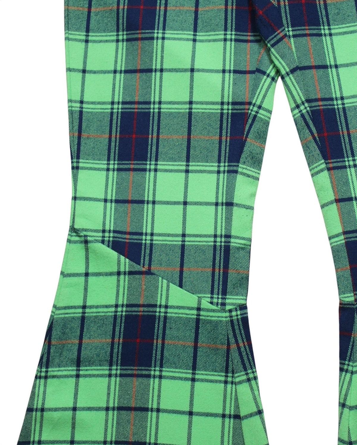 20471120 AW2018 X-GIRL TARTAN FLARED PANTS Size 26" / US 2 / IT 38 - 5 Thumbnail