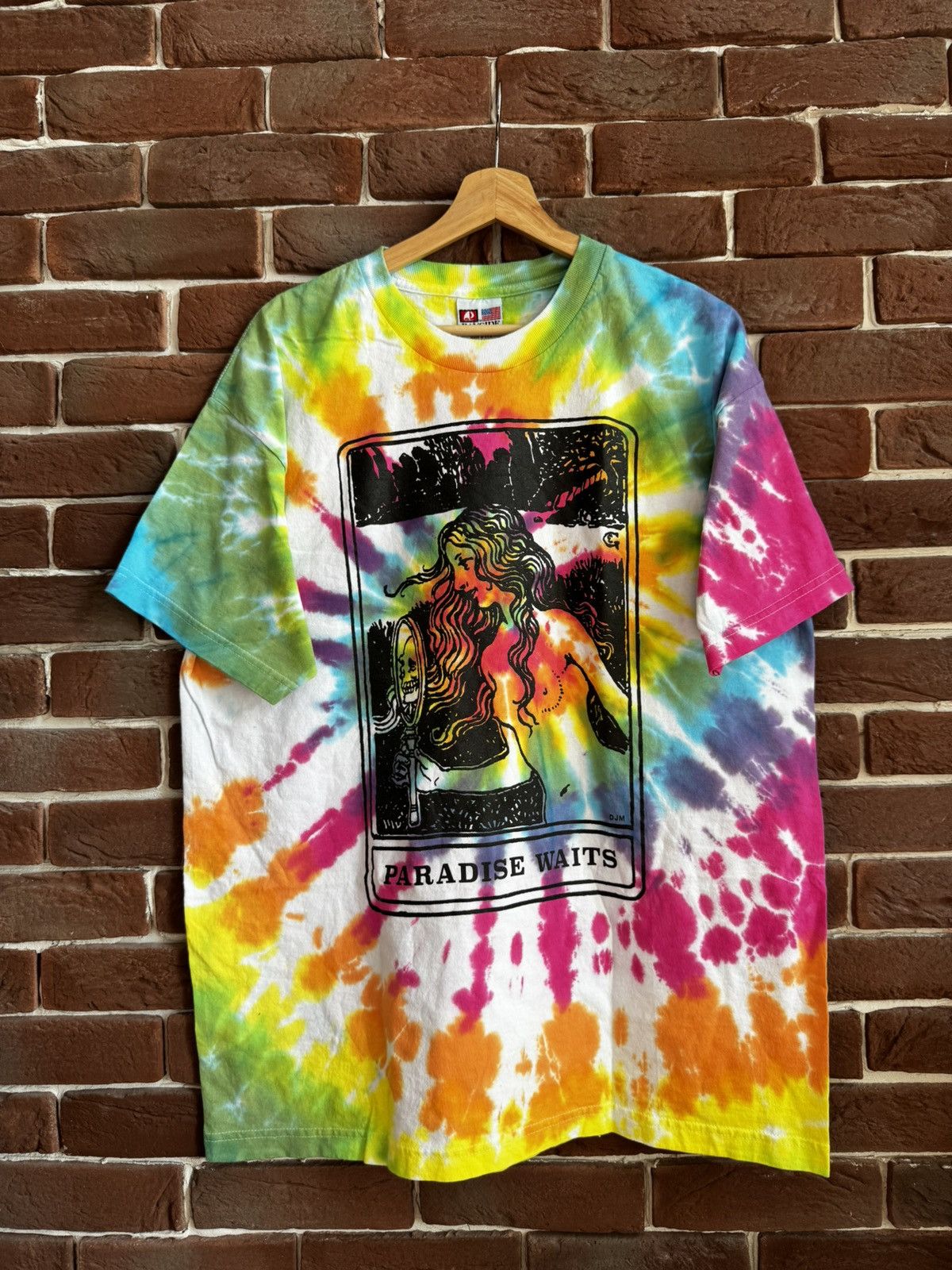 Vintage Vintage 90s Bayside Paradise Waits Art Tshirt Hype Grail Size US XL / EU 56 / 4 - 1 Thumbnail