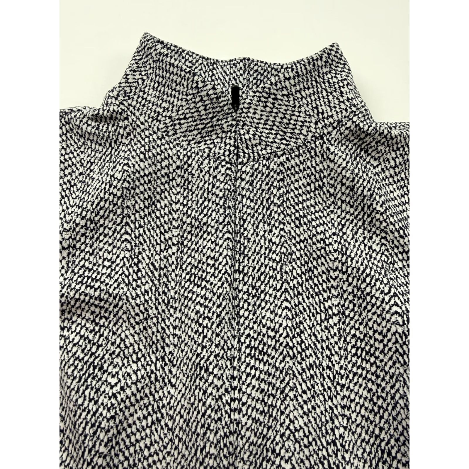Athleta Athleta Sweater Dress Women XS Black Herringbone Mock Neck Textured Delancey Size XS / US 0-2 / IT 36-38 - 3 Thumbnail