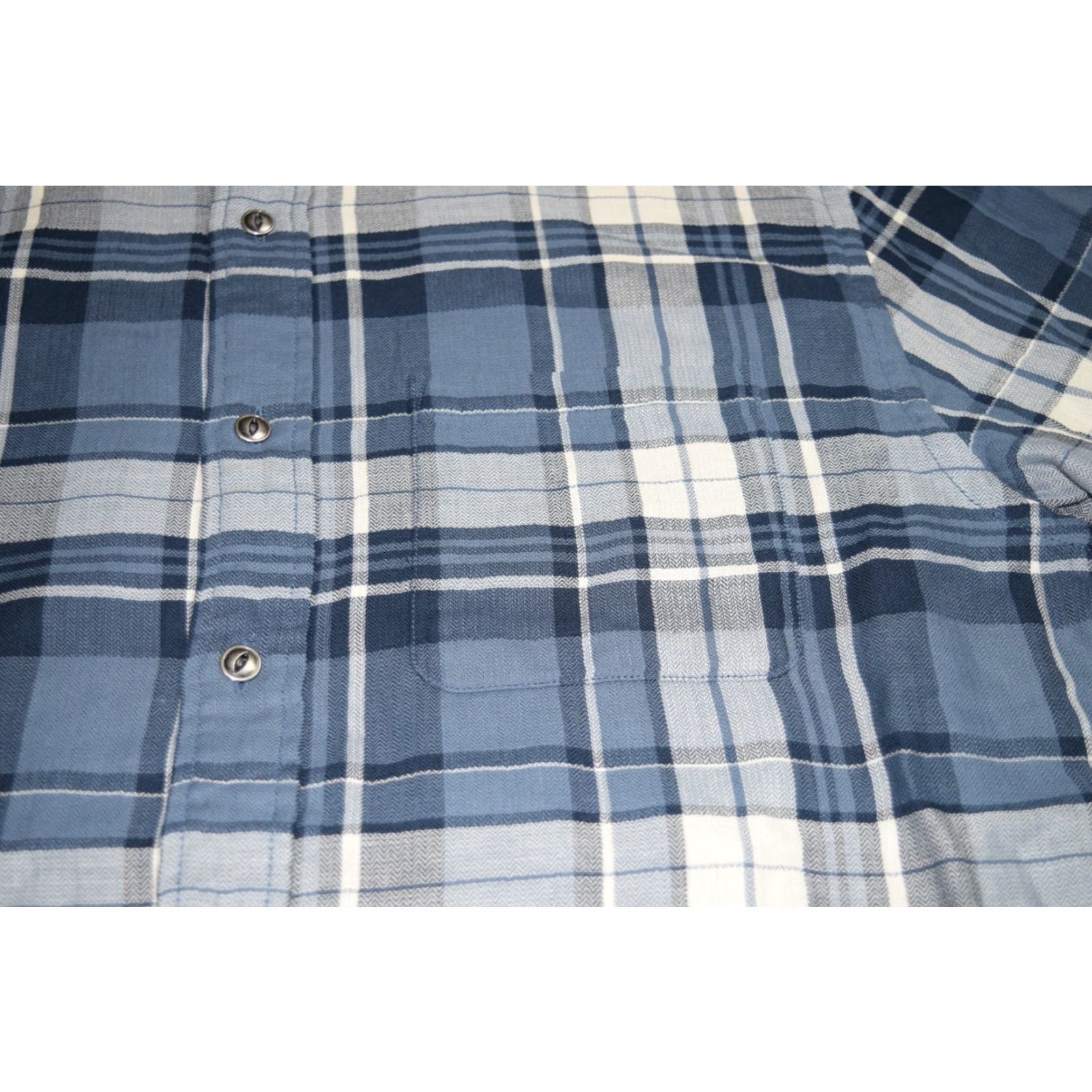 Pendleton Pendleton Shirt Plaid Flannel Blue White Multicolor M Mens Cotton Pocket Button-Up Outdoors Regular Size US M / EU 48-50 / 2 - 5 Thumbnail