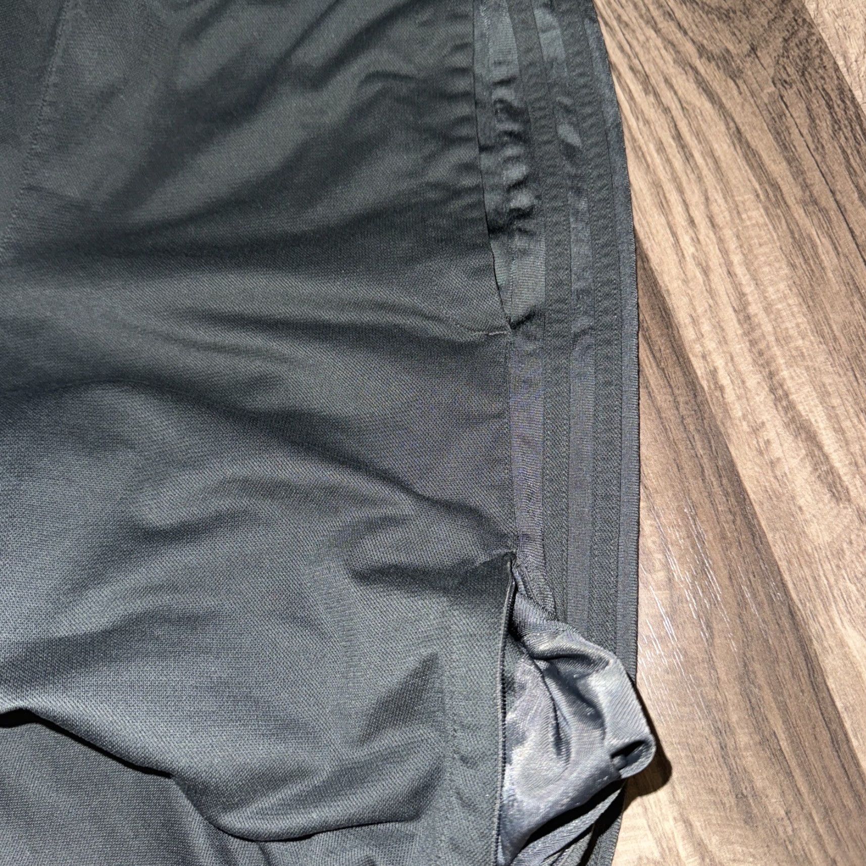 Adidas Adidas Climalite Track Pants Men’s Medium 28x28 Black Gray 3-Stripes Activewear Pants M Mens Size US 31 - 3 Thumbnail