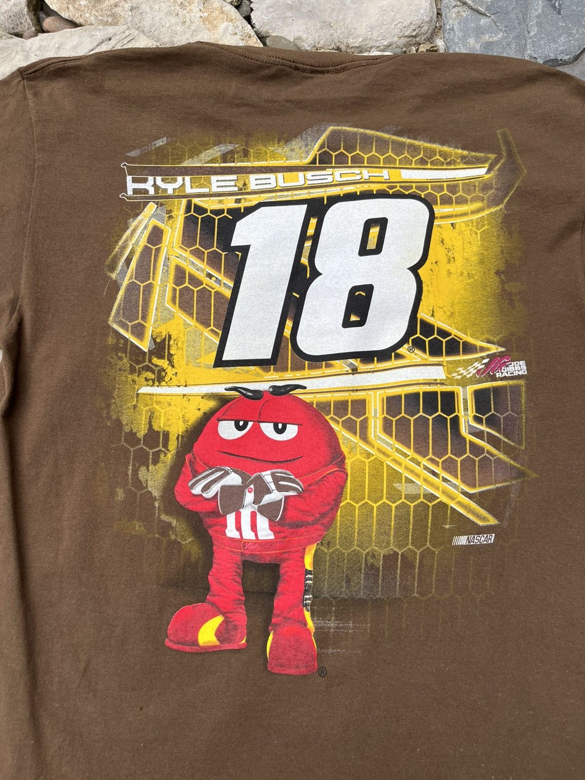 NASCAR × Vintage Vintage NASCAR M&Ms Kyle Busch moto t-shirt 18 toyota cars Size US L / EU 52-54 / 3 - 14 Thumbnail