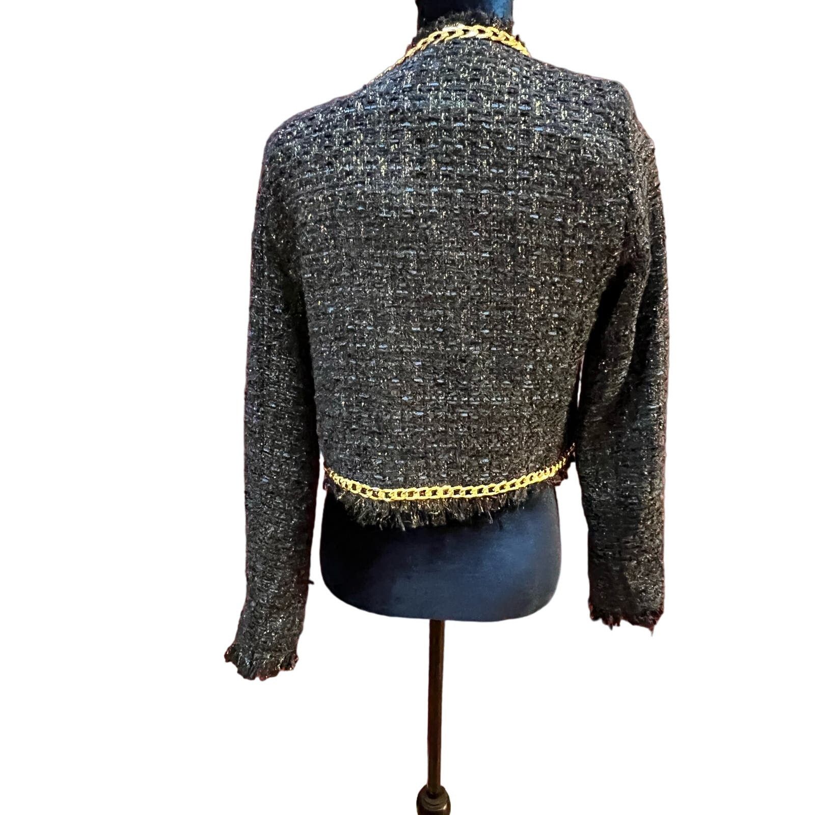 Christian Lacroix Christian Lacroix Gold Chain Blazer Jacket Womens Medium NWT Size M / US 6-8 / IT 42-44 - 5 Thumbnail