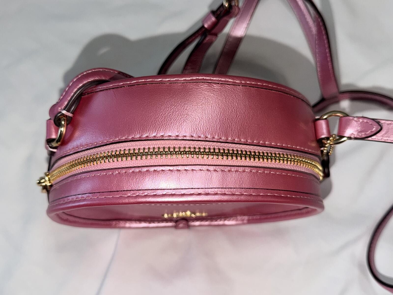 Coach Coach Canteen Crossbody Bag Metallic Pink Blush Crossbody Size ONE SIZE - 5 Thumbnail