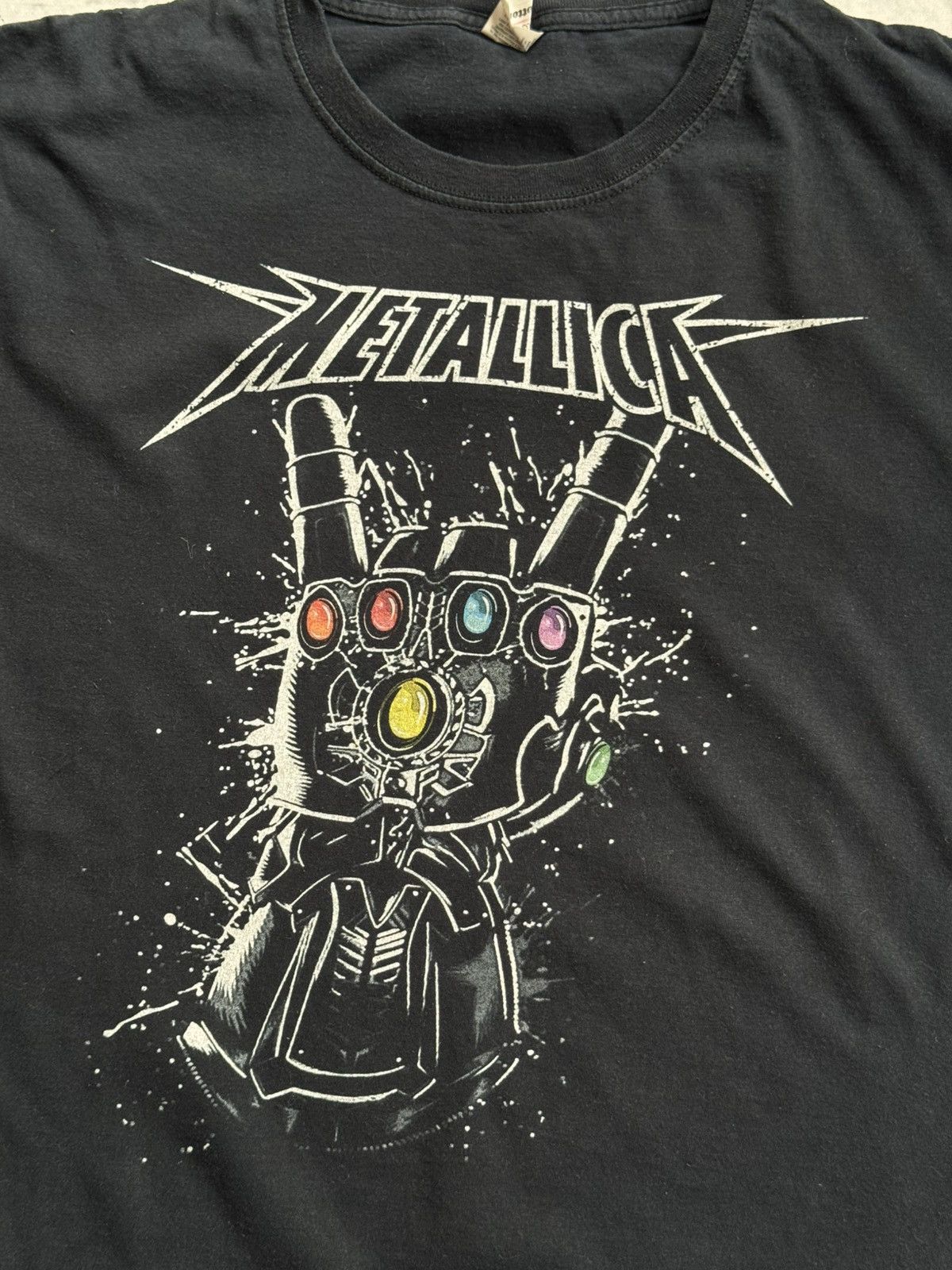 Fruit Of The Loom × Metallica × Vintage Metallica big logo tour tee hand Size US L / EU 52-54 / 3 - 2 Thumbnail