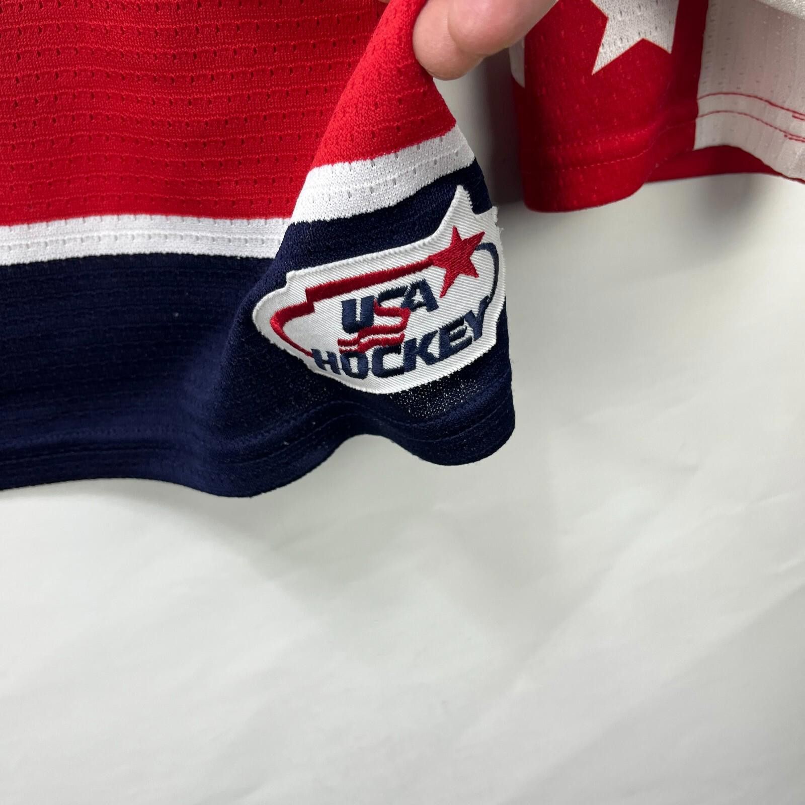 Nike Vintage 2005 World Junior Championship USA Hockey Jersey 2XL Size ONE SIZE - 12 Thumbnail