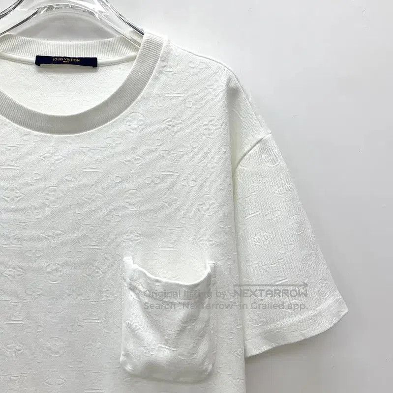 Louis Vuitton Louis Vuitton White Cotton Men's T-Shirt XL . Size US XL / EU 56 / 4 - 3 Thumbnail