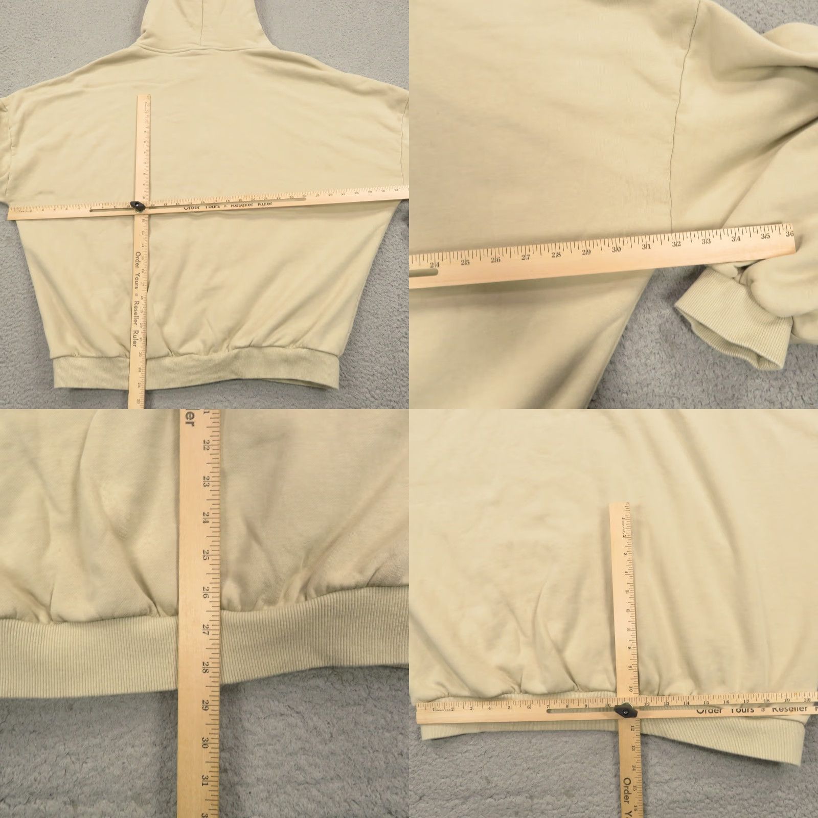Vintage POPFLEX Hoodie 1X/3X Womens Cloud Pullover Milk Tea Hooded Fleece Sweatshirt Tan Size XL / US 12-14 / IT 48-50 - 8 Thumbnail