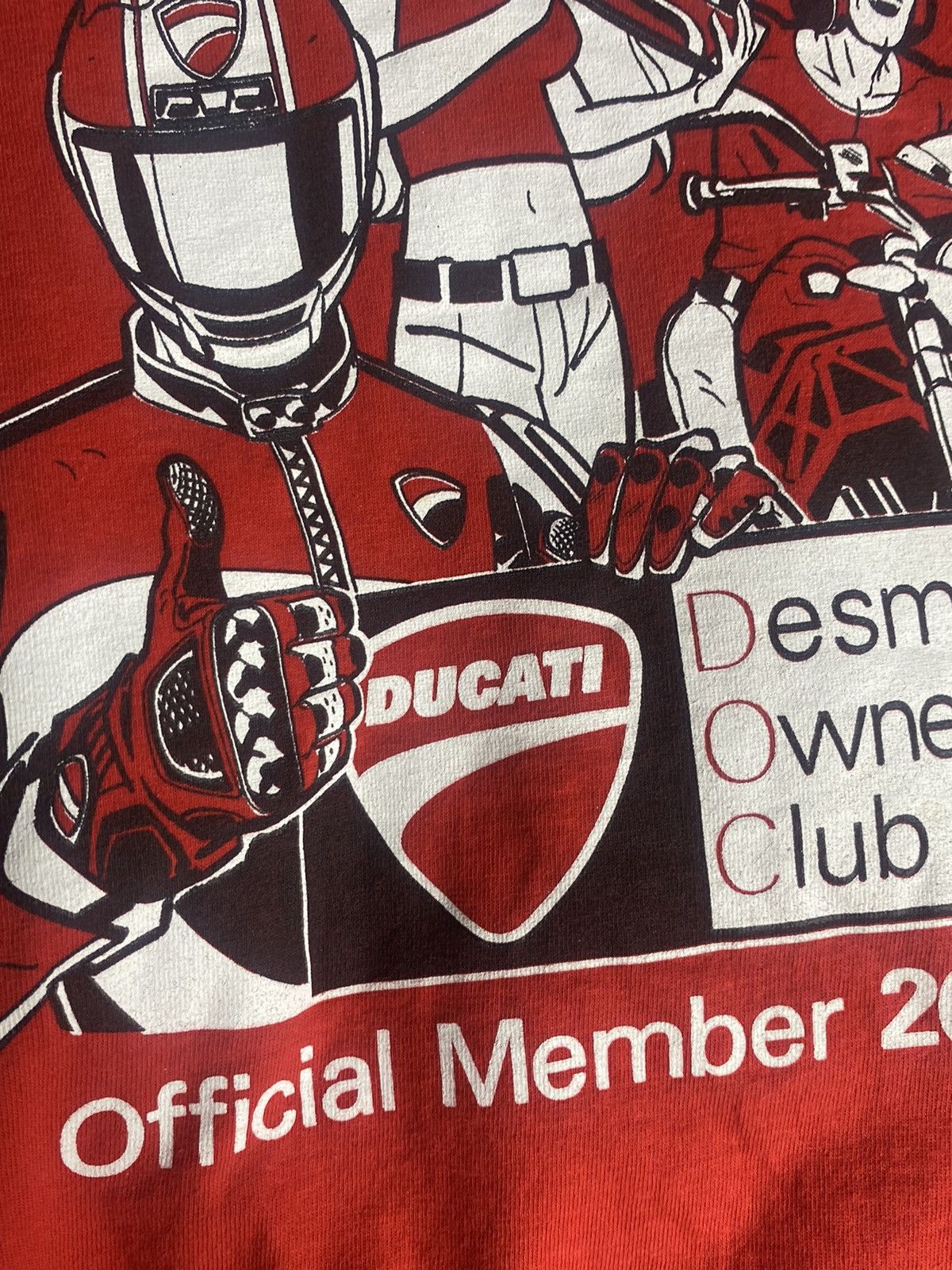 Ducati Ducati Desmo Owners Club Moto T Shirt Red Size L Size US L / EU 52-54 / 3 - 2 Thumbnail