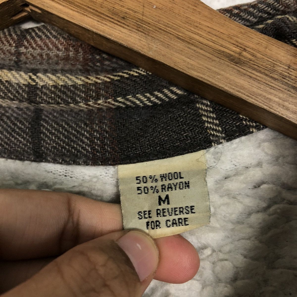Japanese Brand 📌Vintage Flannel Chore Shirt Jacket Lucky Strike Tartan Size US M / EU 48-50 / 2 - 18 Thumbnail