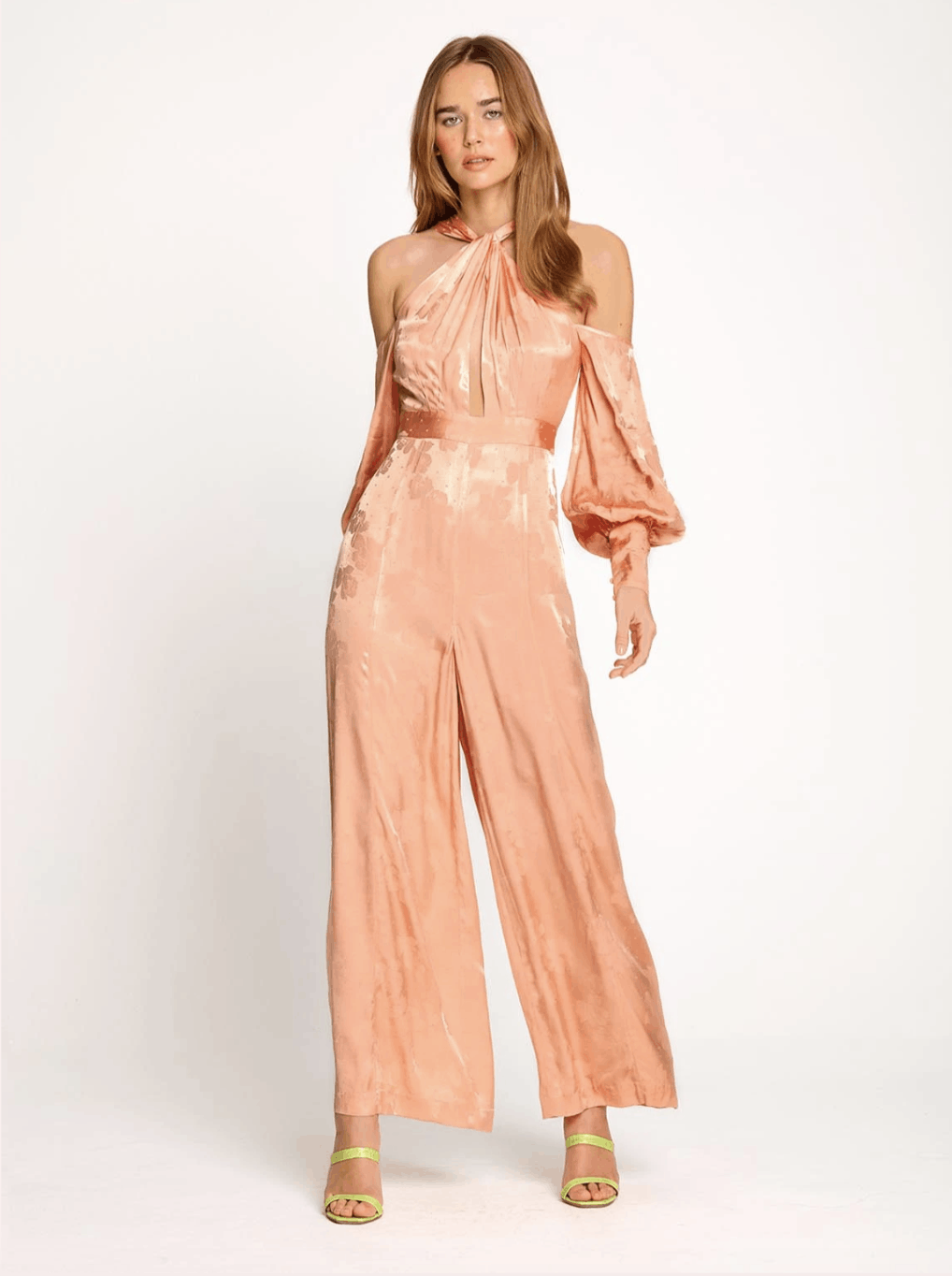 image of Alice Mccall Memory Lane Jumpsuit in Guava Ice, Women's (Size Small)