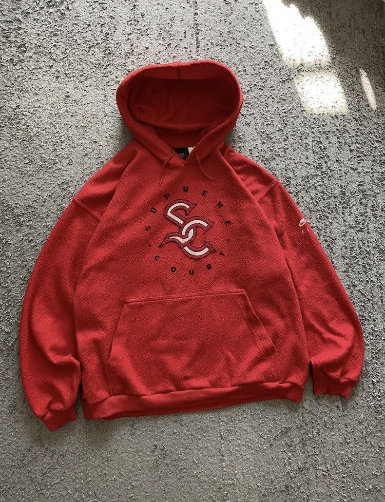 Supreme Tonal S Logo Hoodie Red