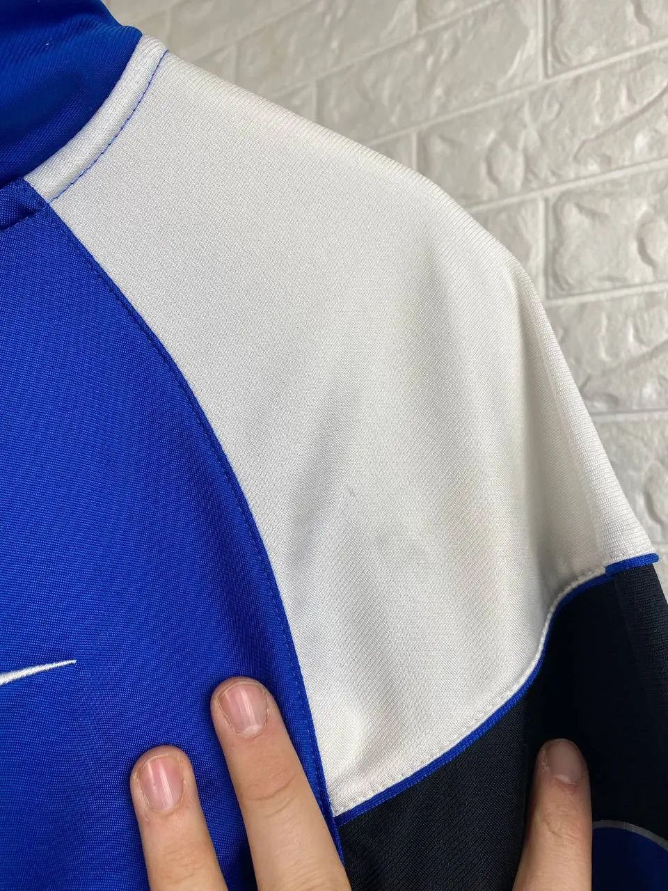 Nike × Vintage Nike Track Jacket Size S Navy Blue Size US S / EU 44-46 / 1 - 9 Thumbnail
