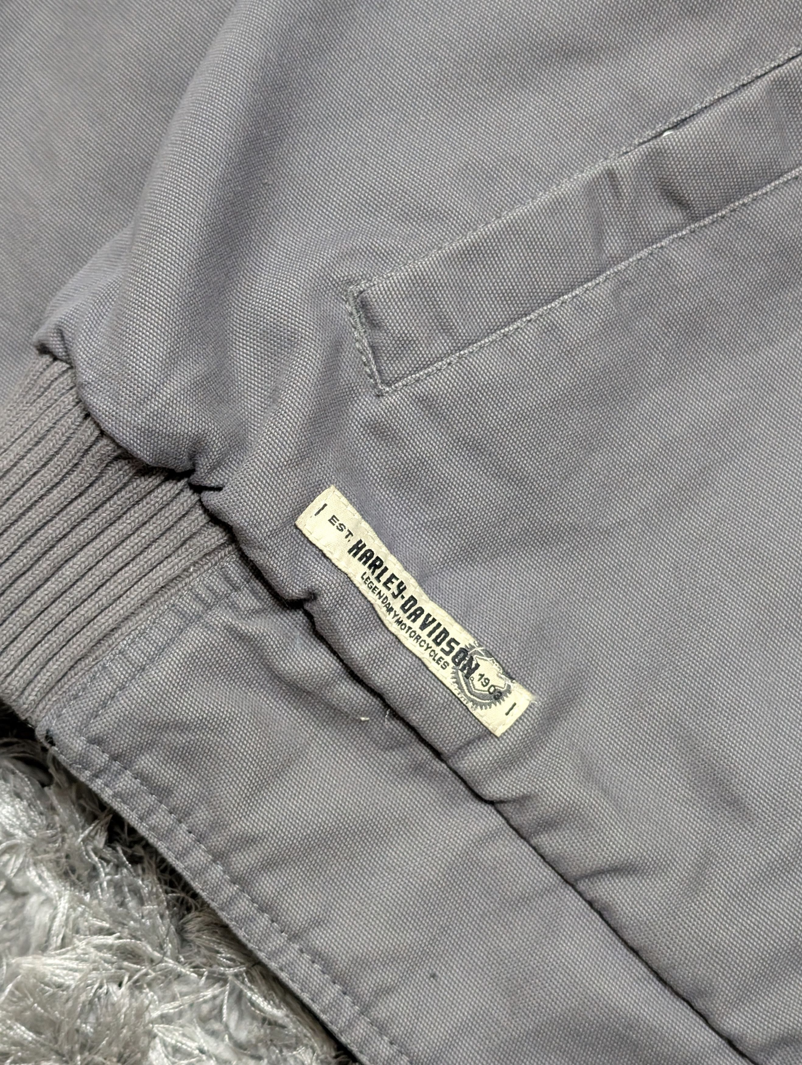 Harley Davidson Vintage Harley-Davidson Reversible Reflector Jacket Hoodie Size US XL / EU 56 / 4 - 8 Thumbnail