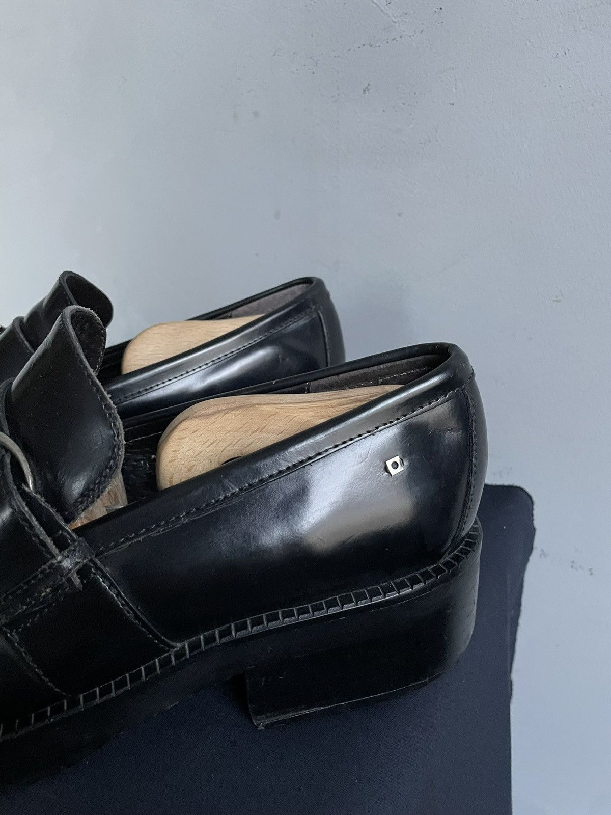 New Rock Leather avant garde loafers rick owens style hype gothic Size US 9 / EU 42 - 7 Thumbnail