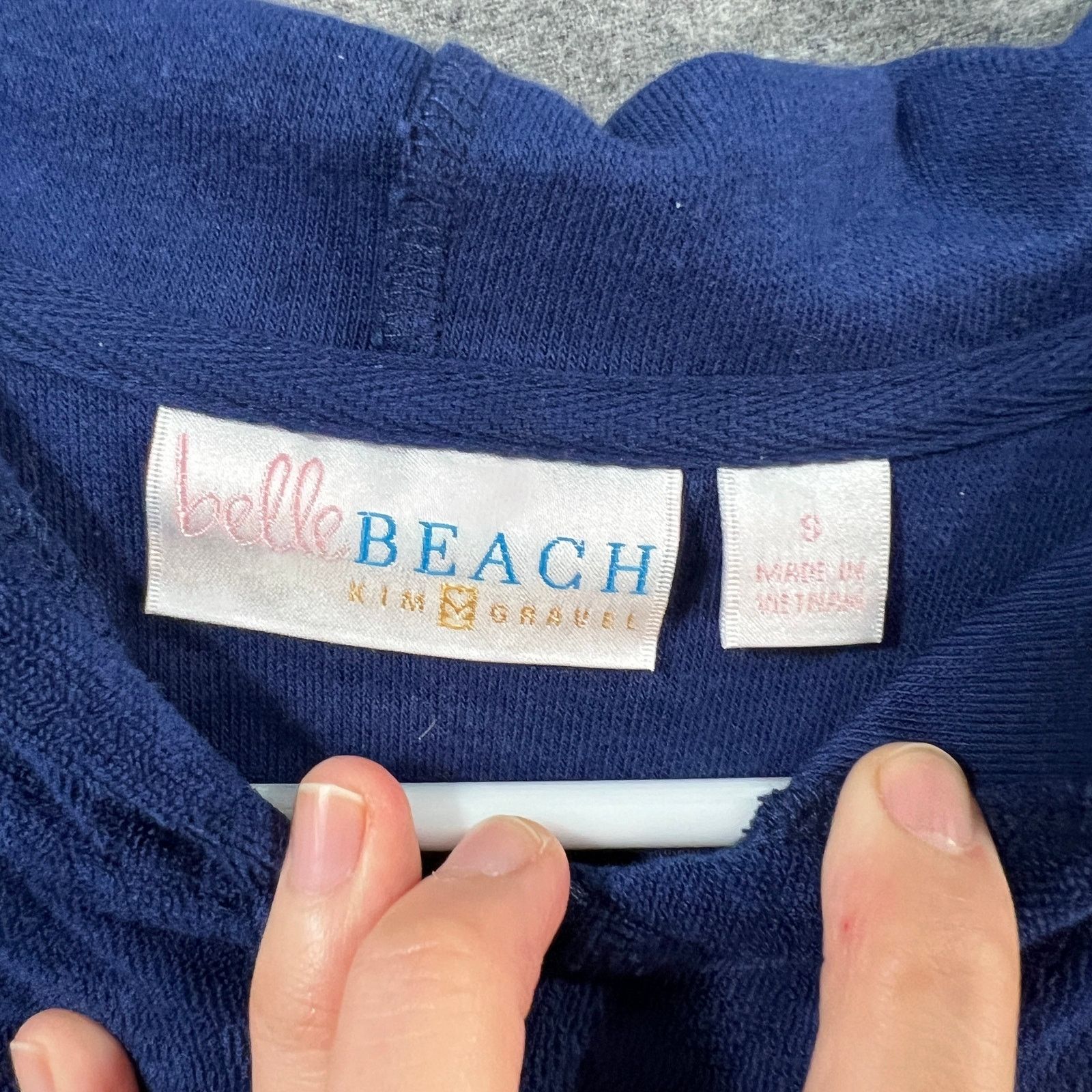 Other Belle Beach by Kim Gravel Poolside Terry Zip Front Hoodie Size S / US 4 / IT 40 - 3 Thumbnail