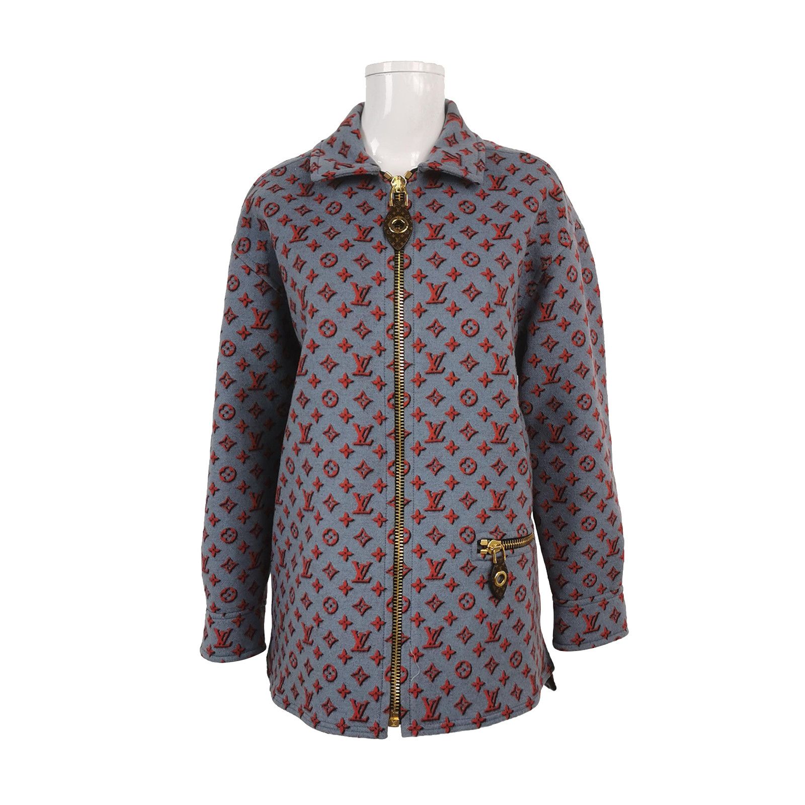 Louis Vuitton Louis Vuitton Monogram Wool Silk Jacket Size 34 Size XS / US 0-2 / IT 36-38 - 1 Thumbnail