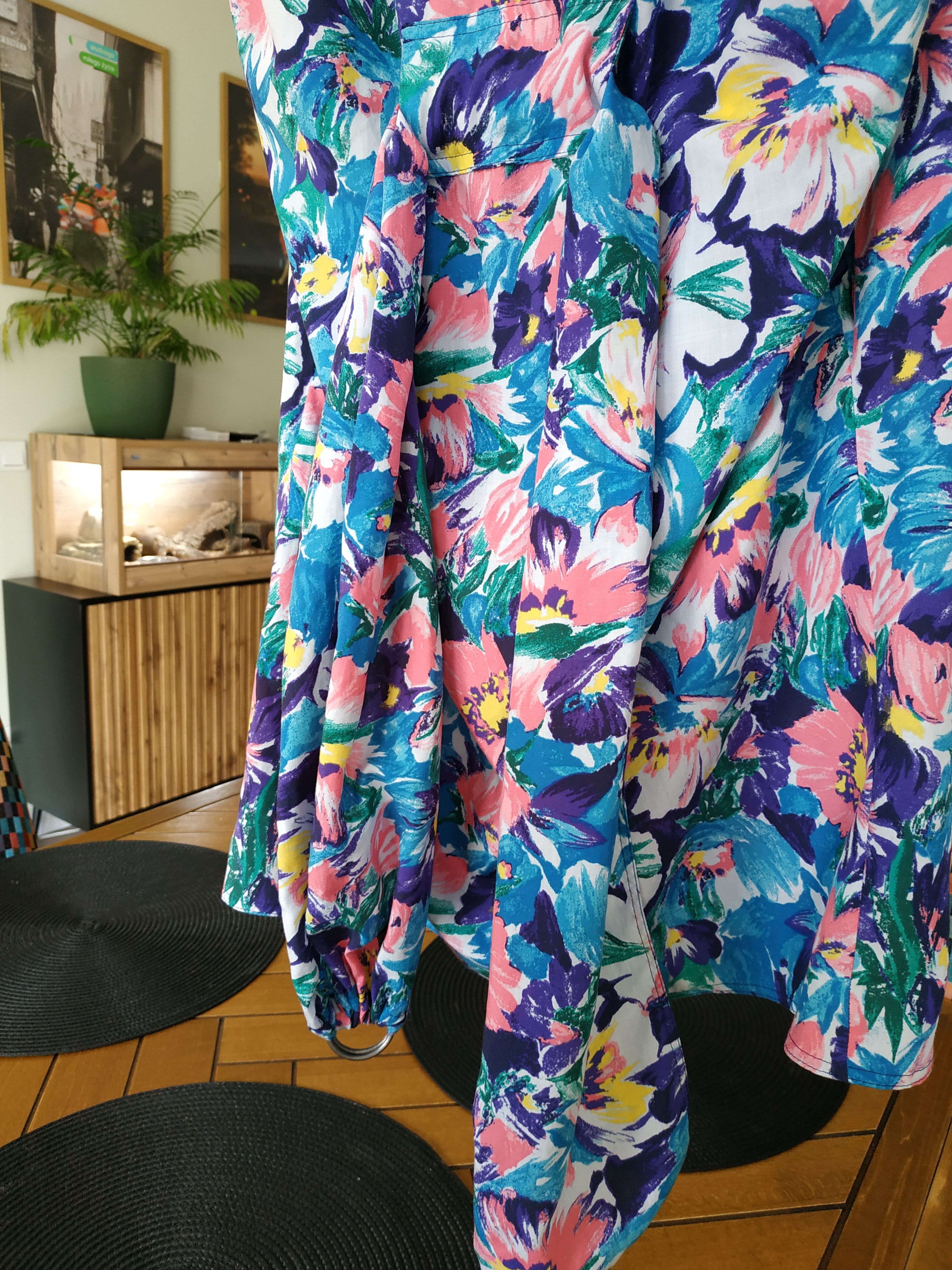 Acne Studios ACNE Flower Print Women's Mini/Midi Dress, s. 36 (SMALL) Size S / US 4 / IT 40 - 7 Thumbnail