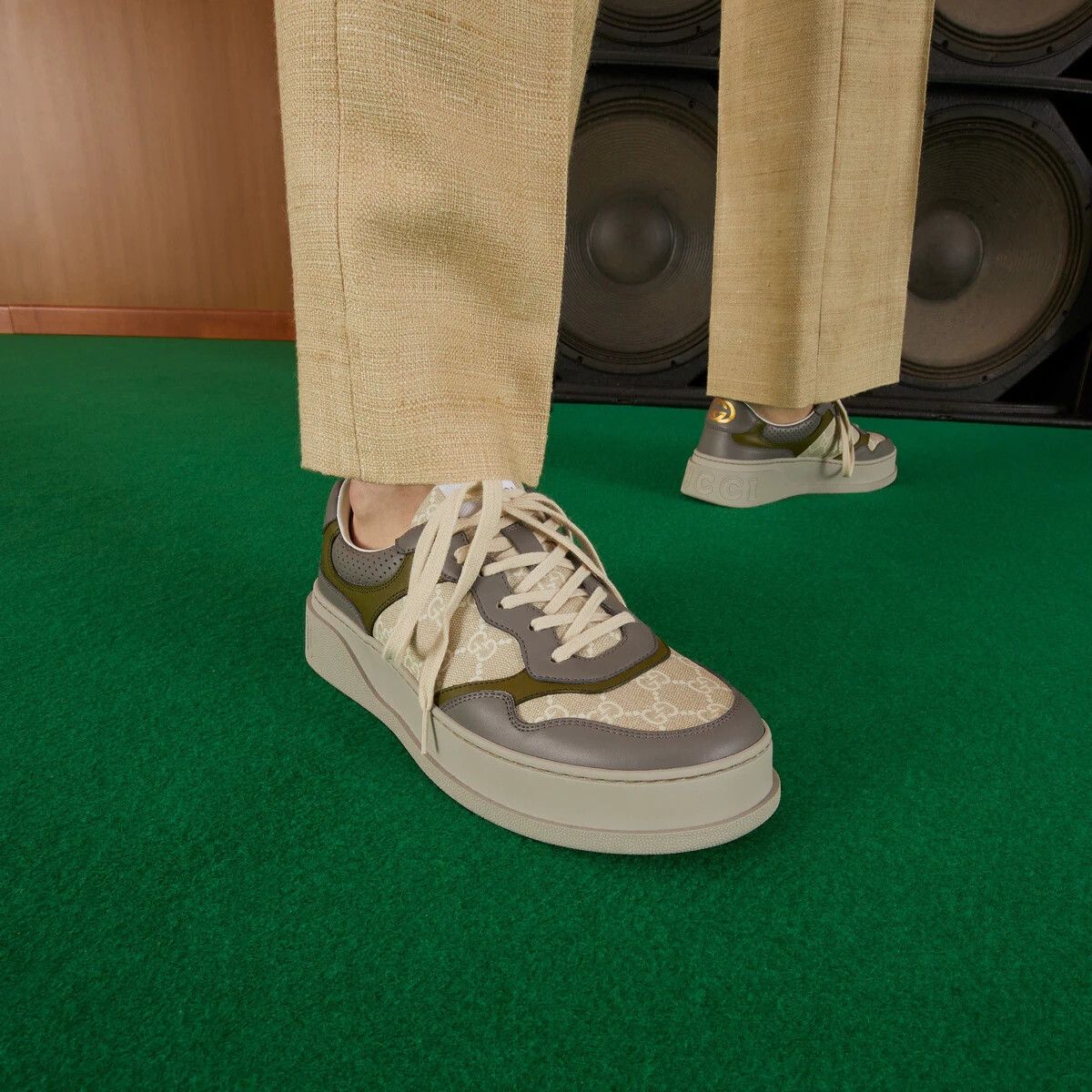 Gucci o1s1wg110125 Low-Top Sneakers in Multicolor Size US 15 / EU 48 - 4 Thumbnail